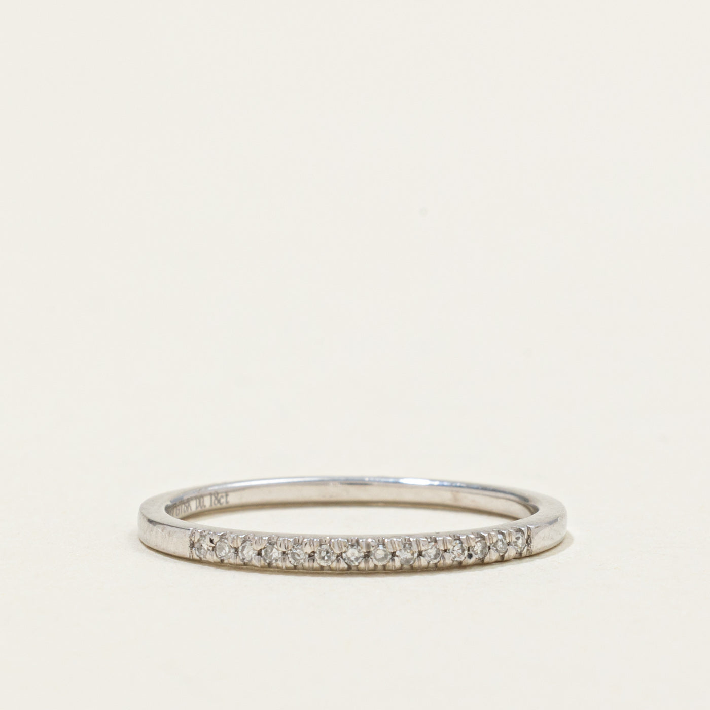 18k Semi Eternity Diamond Band | SZ 5.75