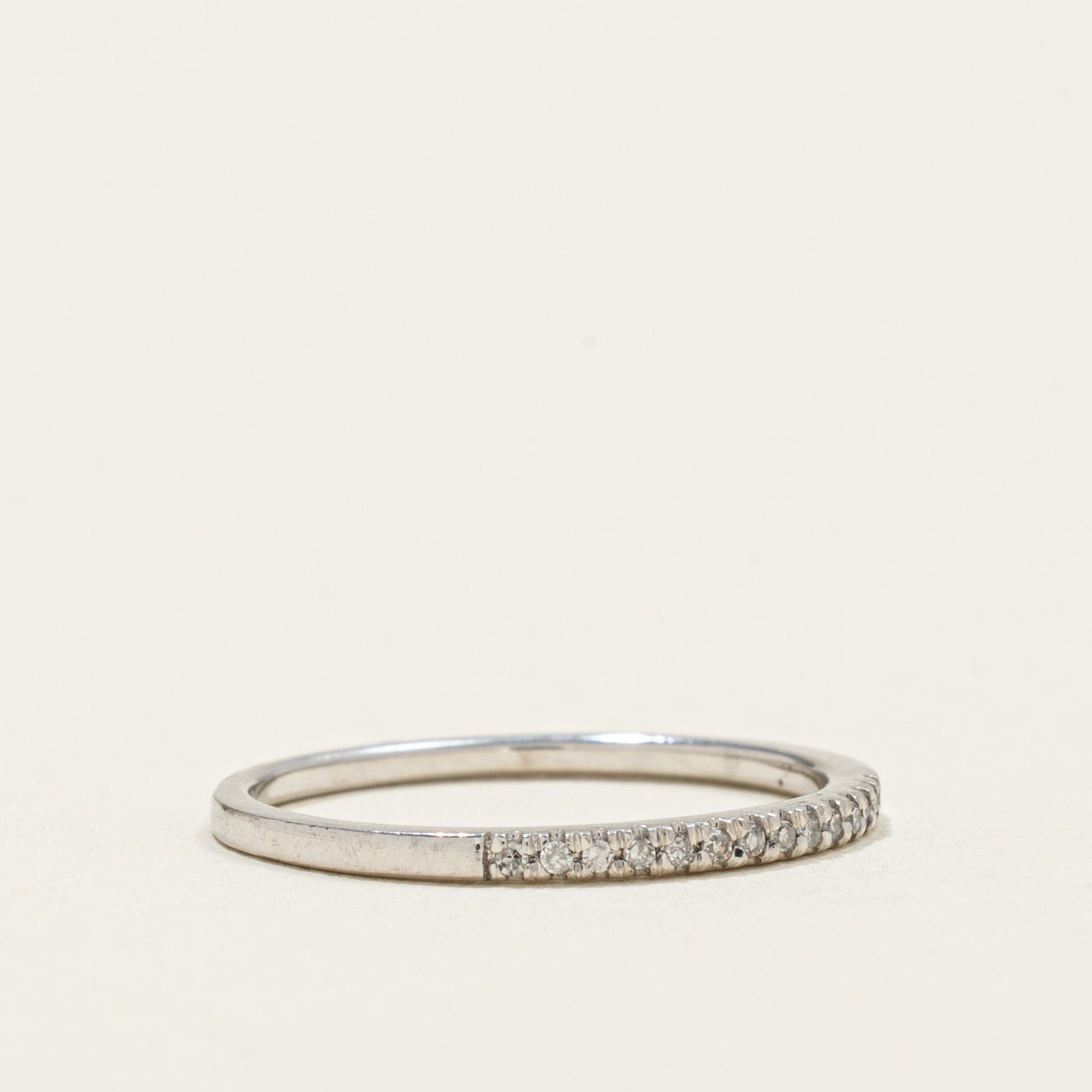 18k Semi Eternity Diamond Band | SZ 5.75