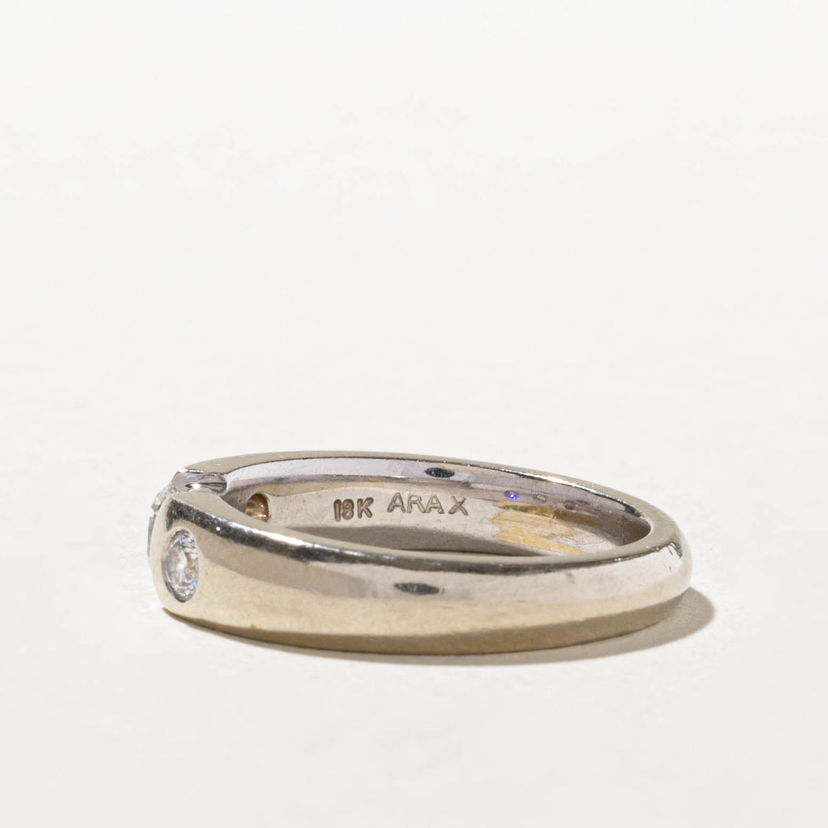 18k Tension Set Diamond Accented Ring | 0.34ctw | SZ 5.5