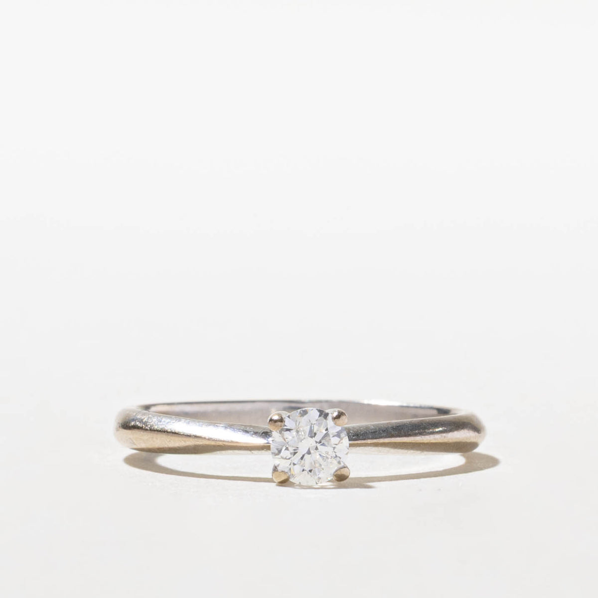 18k Solitaire Diamond Petite Ring | 0.21ct | SZ 5.5