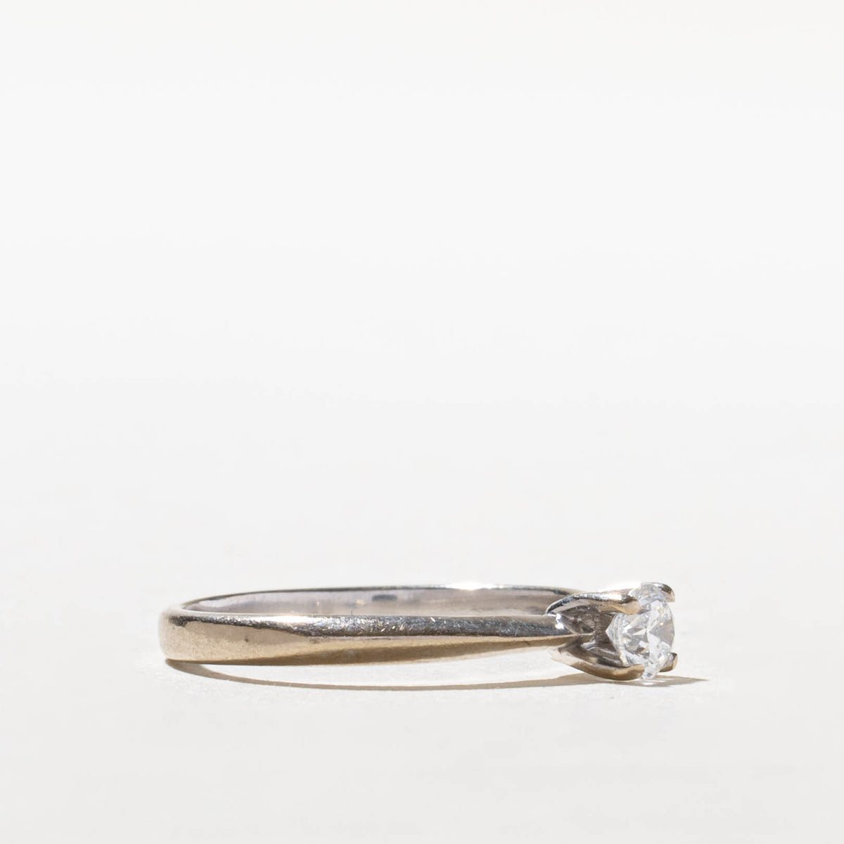 18k Solitaire Diamond Petite Ring | 0.21ct | SZ 5.5