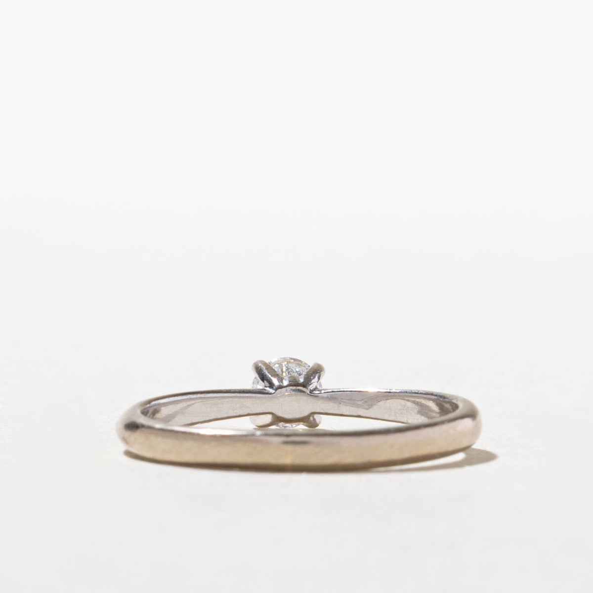 18k Solitaire Diamond Petite Ring | 0.21ct | SZ 5.5