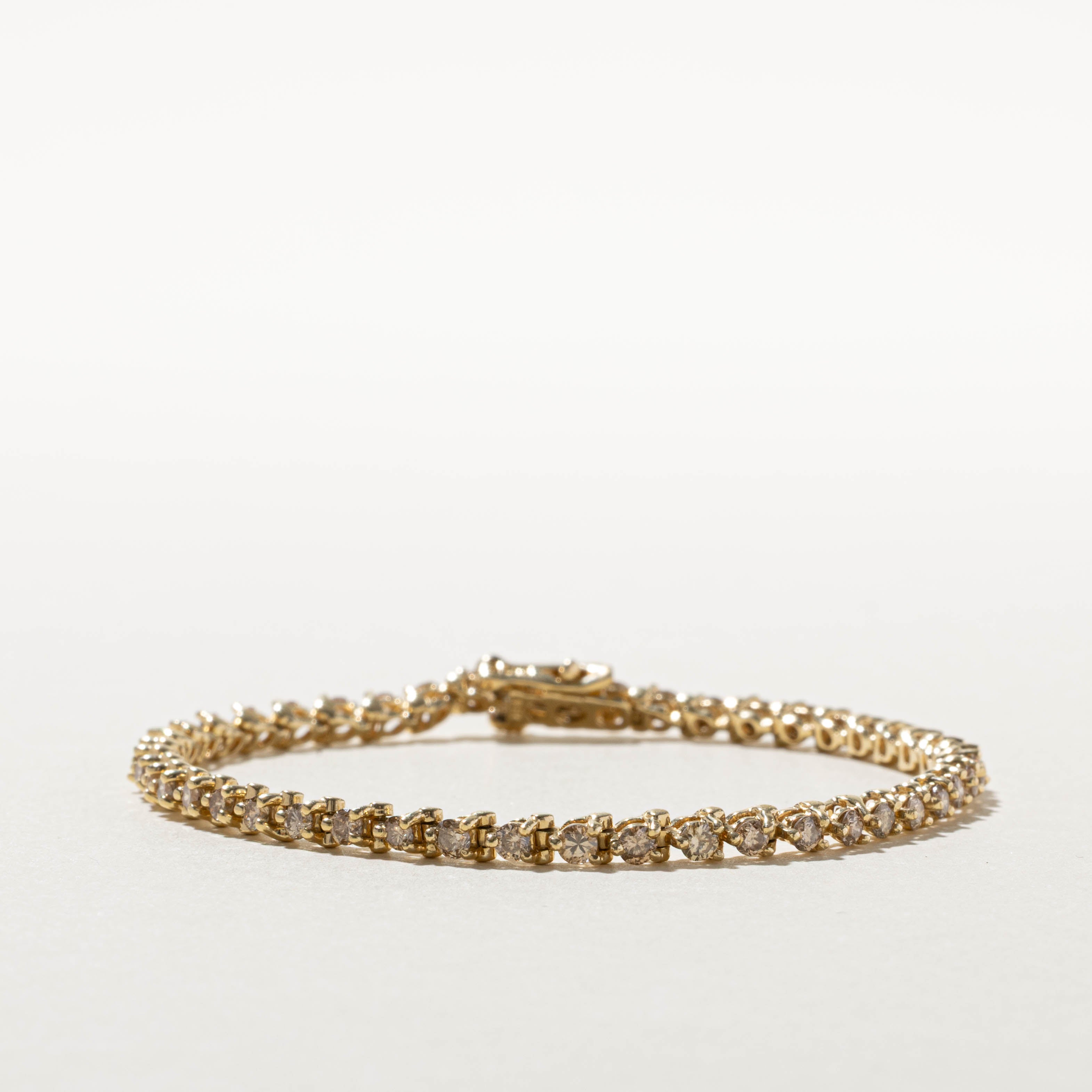14k Diamond Tennis Bracelet | 2.10ctw | 7"