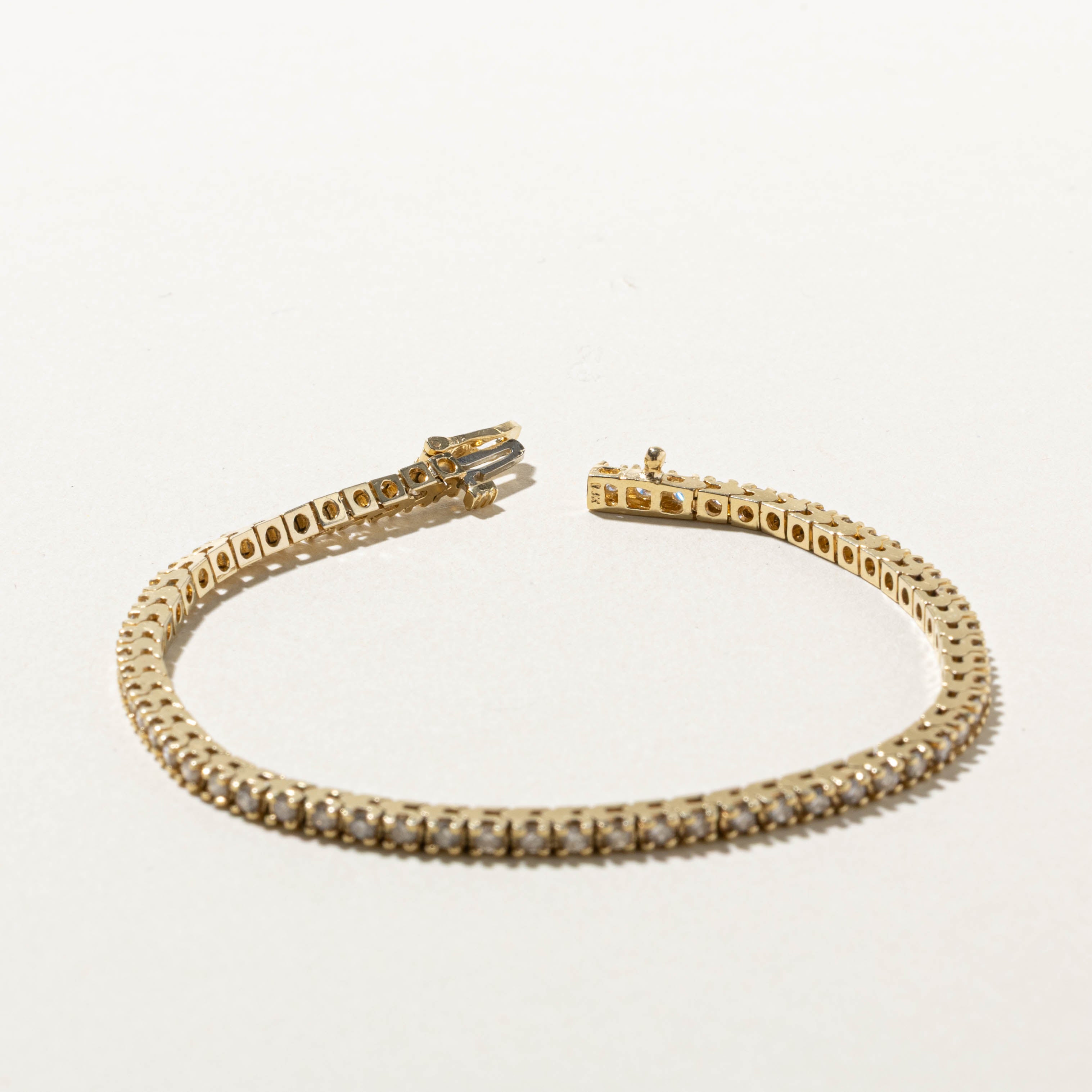 14k Diamond Tennis Bracelet | 1.80ctw | 7"