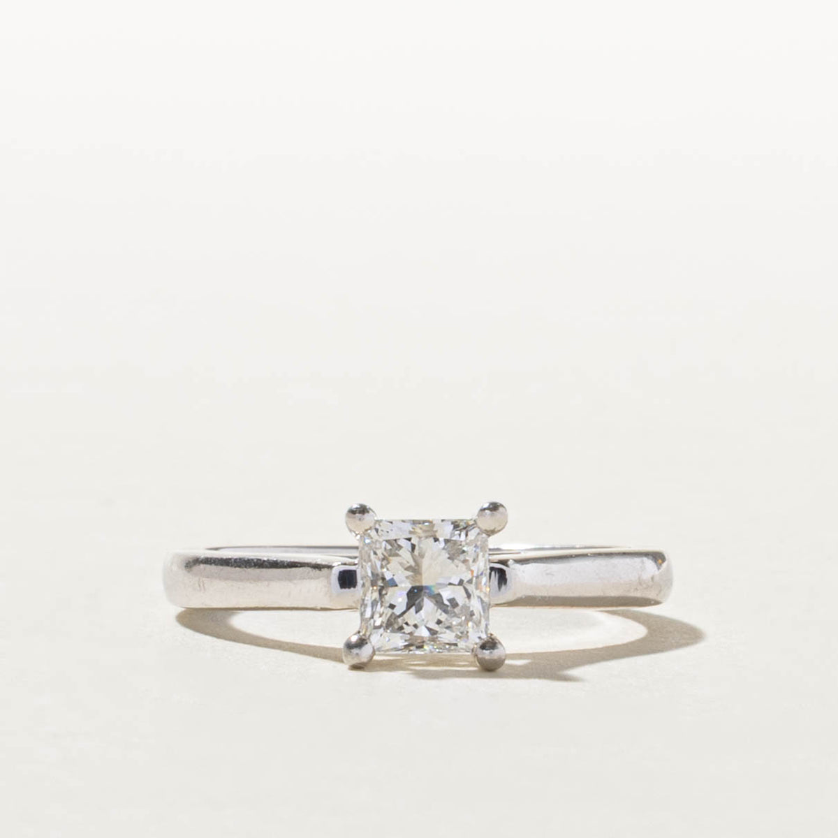 Princess Cut Solitaire Diamond Ring | 0.70ct VS2 J | SZ 6.25