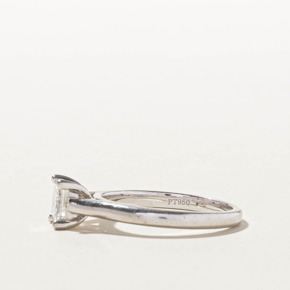 Princess Cut Solitaire Diamond Ring | 0.70ct VS2 J | SZ 6.25