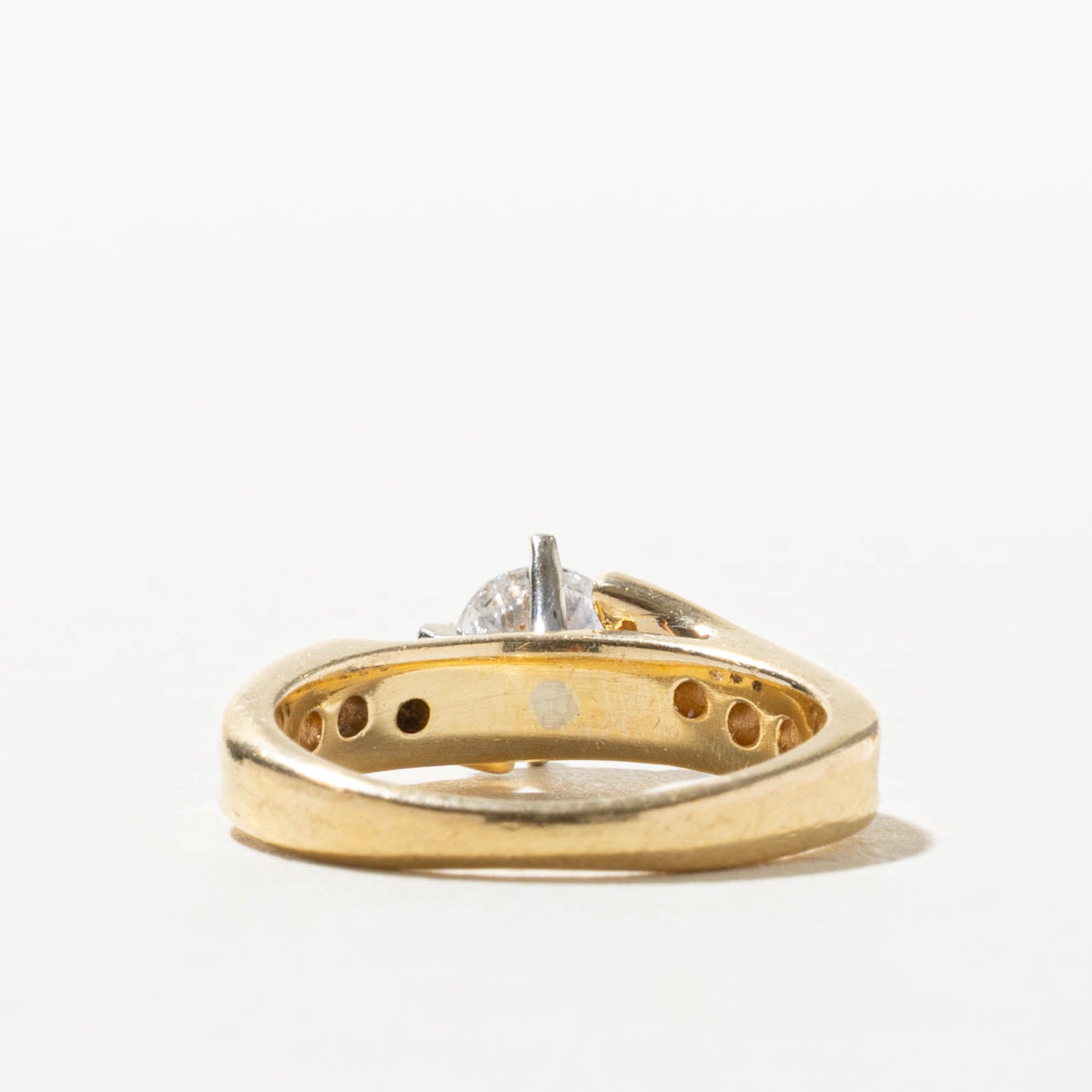 14k Diamond Channel Set Accented Ring | 0.55ct I1/I2 G/H, 0.32ctw | SZ 5