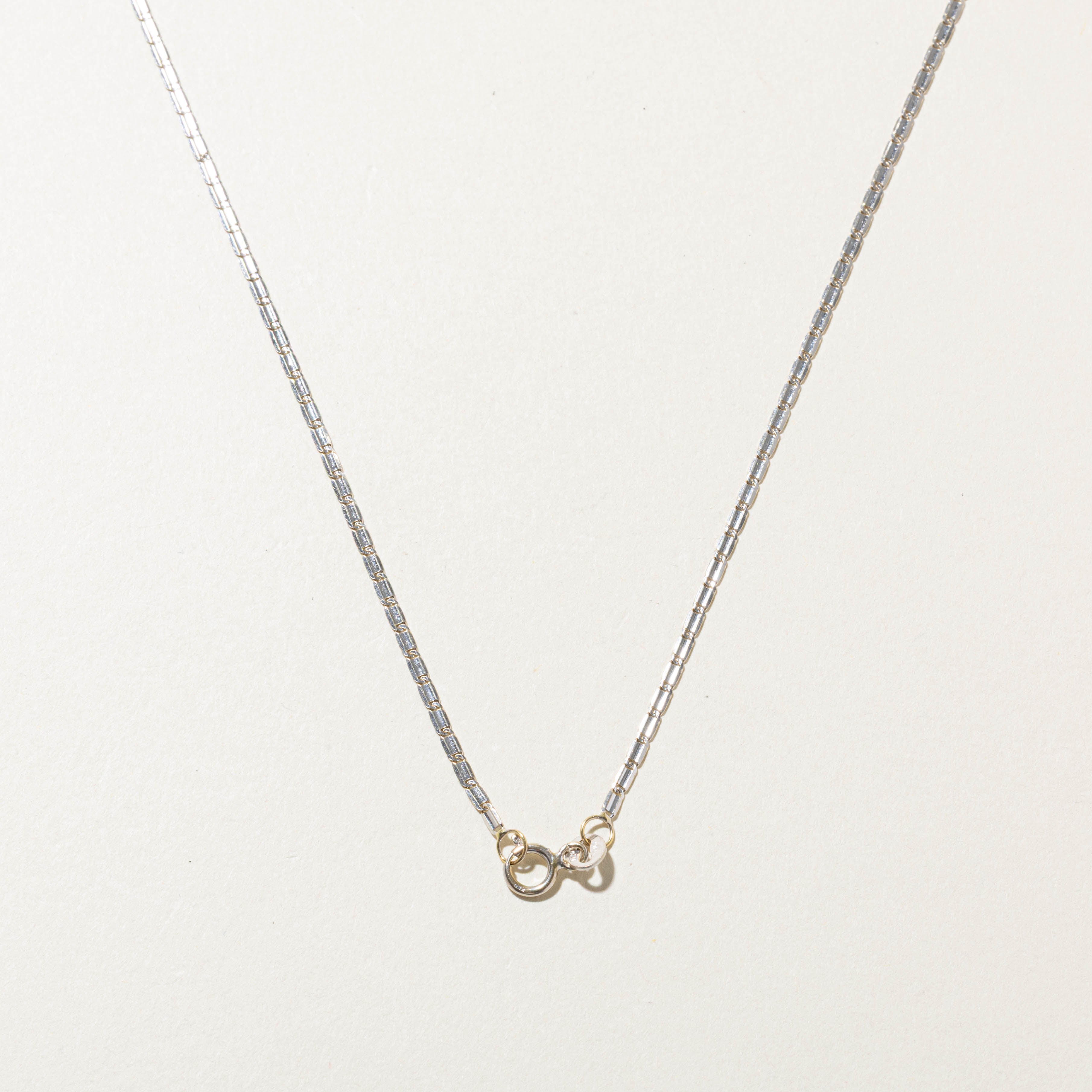 18k Diamond Geometric Pendant Necklace | 0.35ct SI2 G/H | 15"