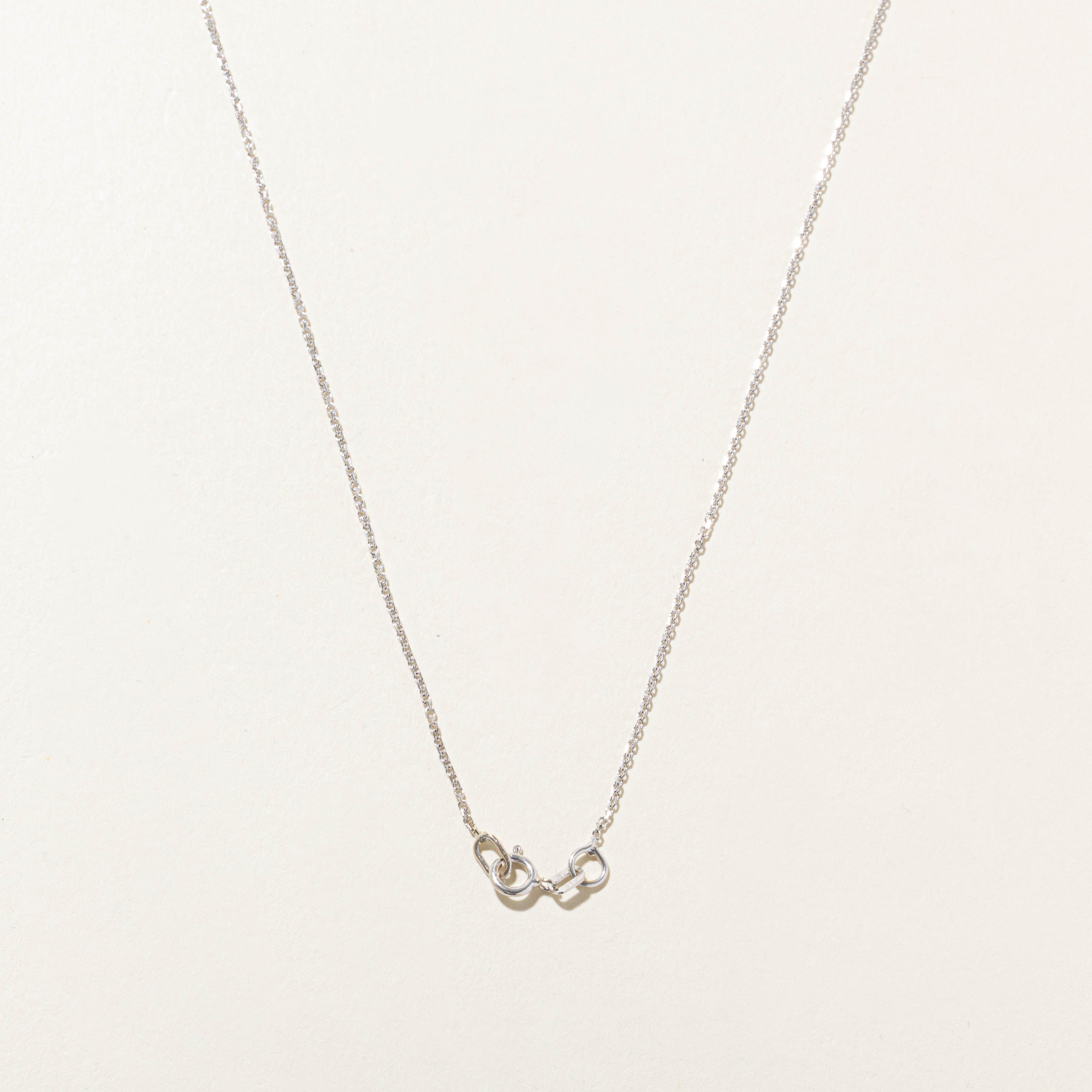 Bezel Set Solitaire Diamond Pendant Necklace | 0.37ct SI2 G/H | 20"
