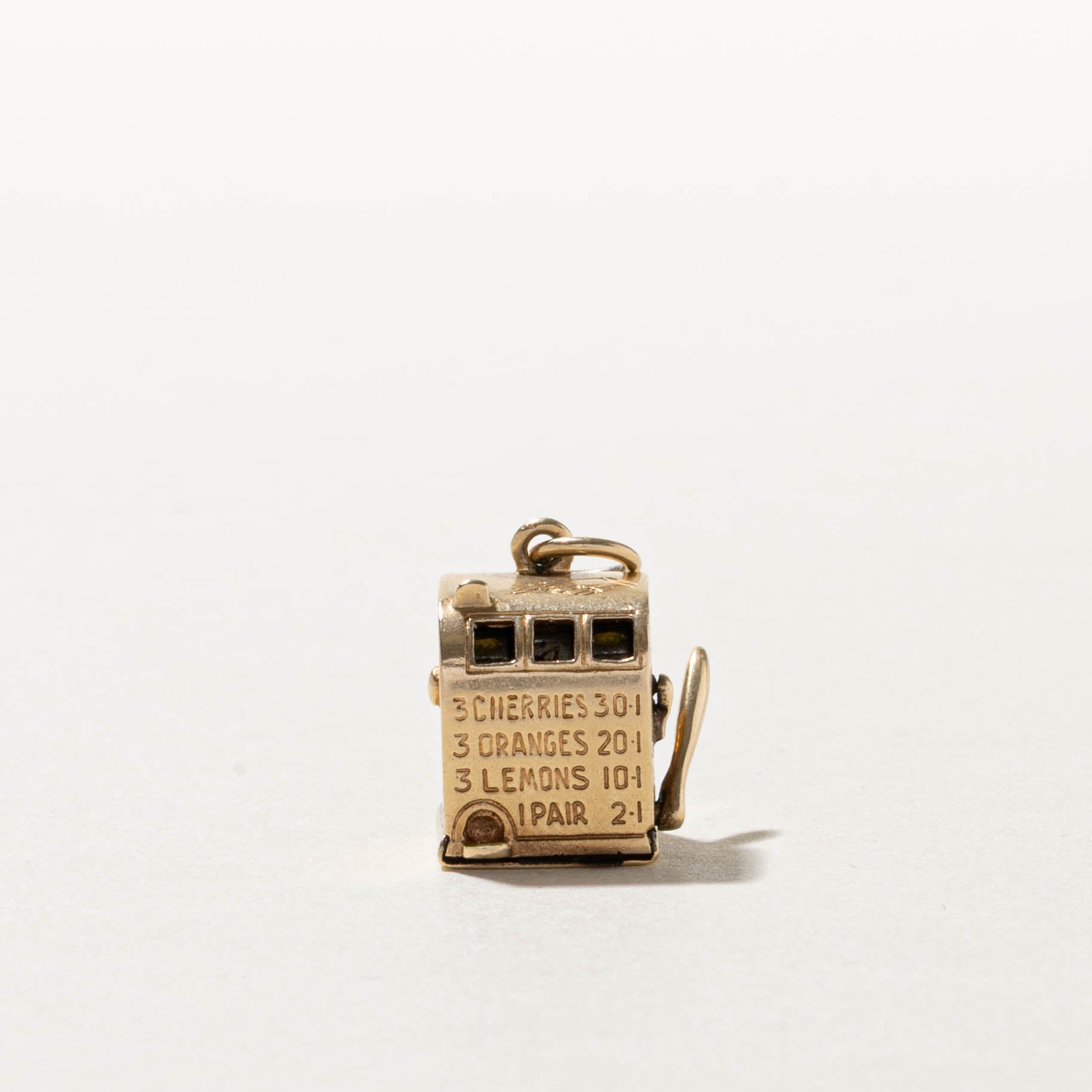 14k Slot Machine Charm