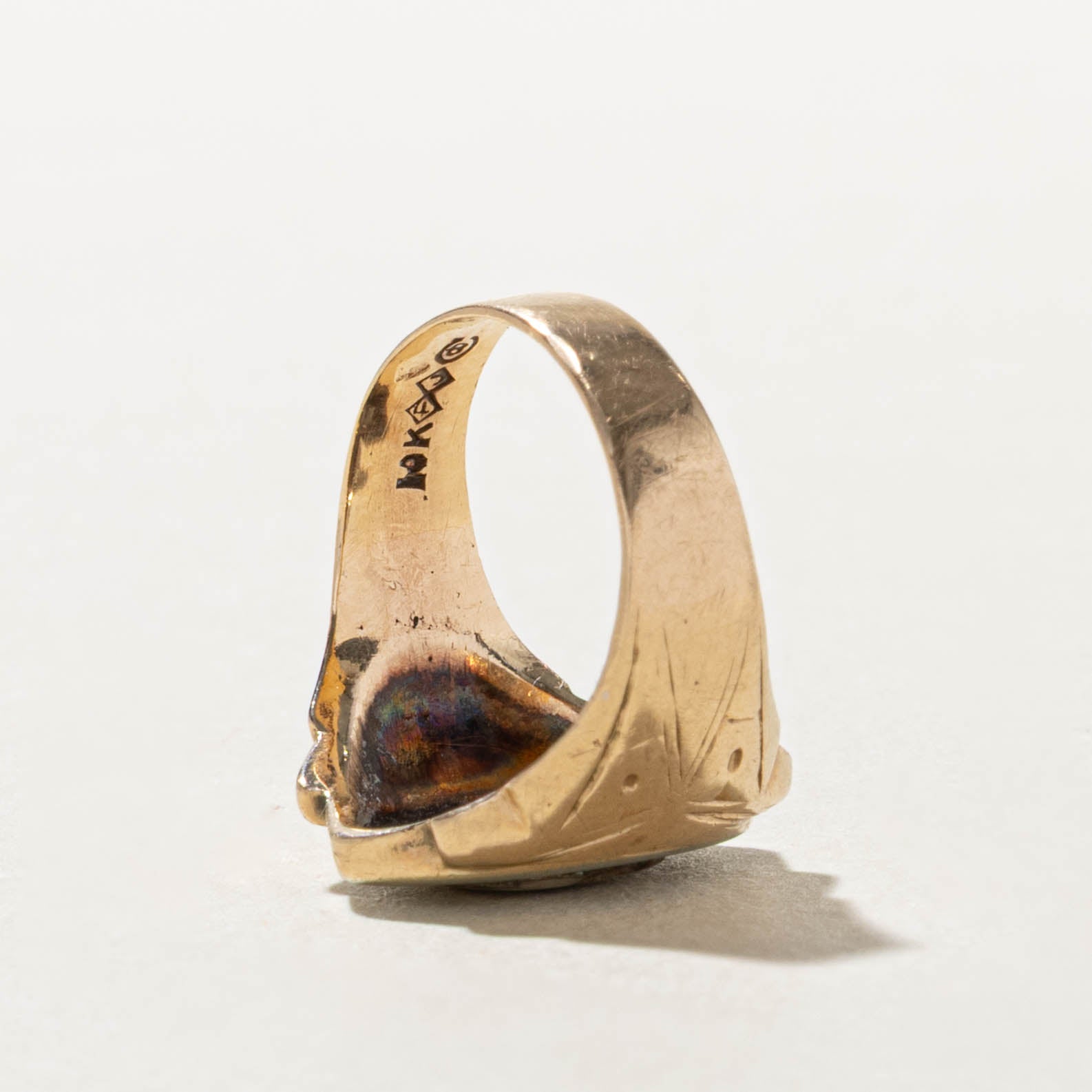 Vintage Canadian 10k Air Force Ring | SZ 4