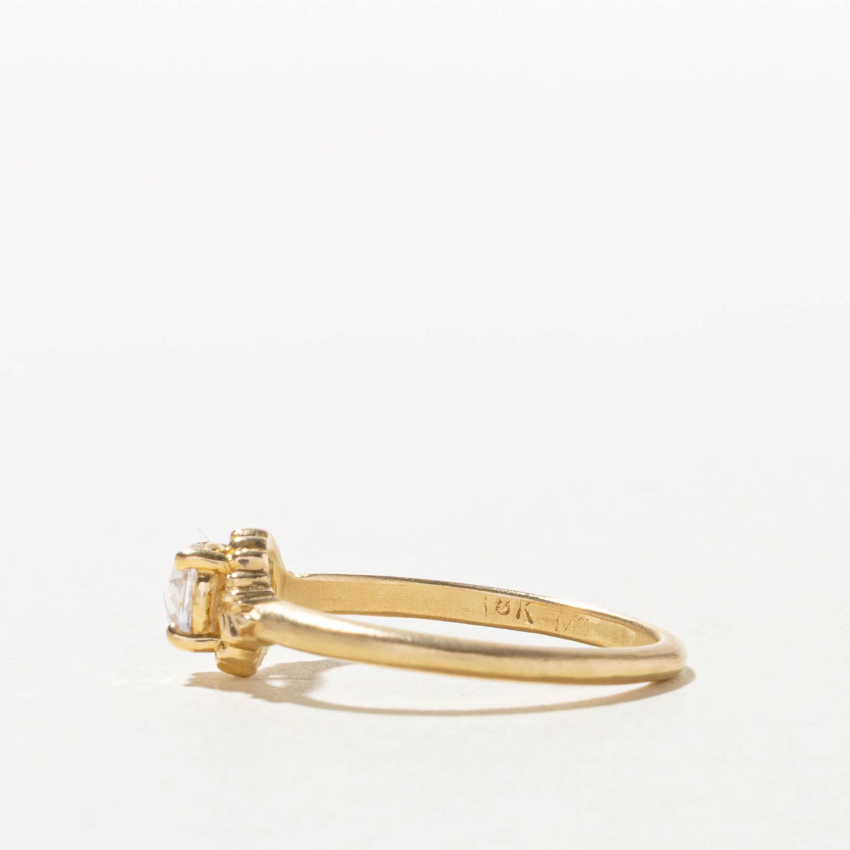 Solitaire Rose Cut Diamond Ring | 0.32ct I1 H/I | SZ 6.25