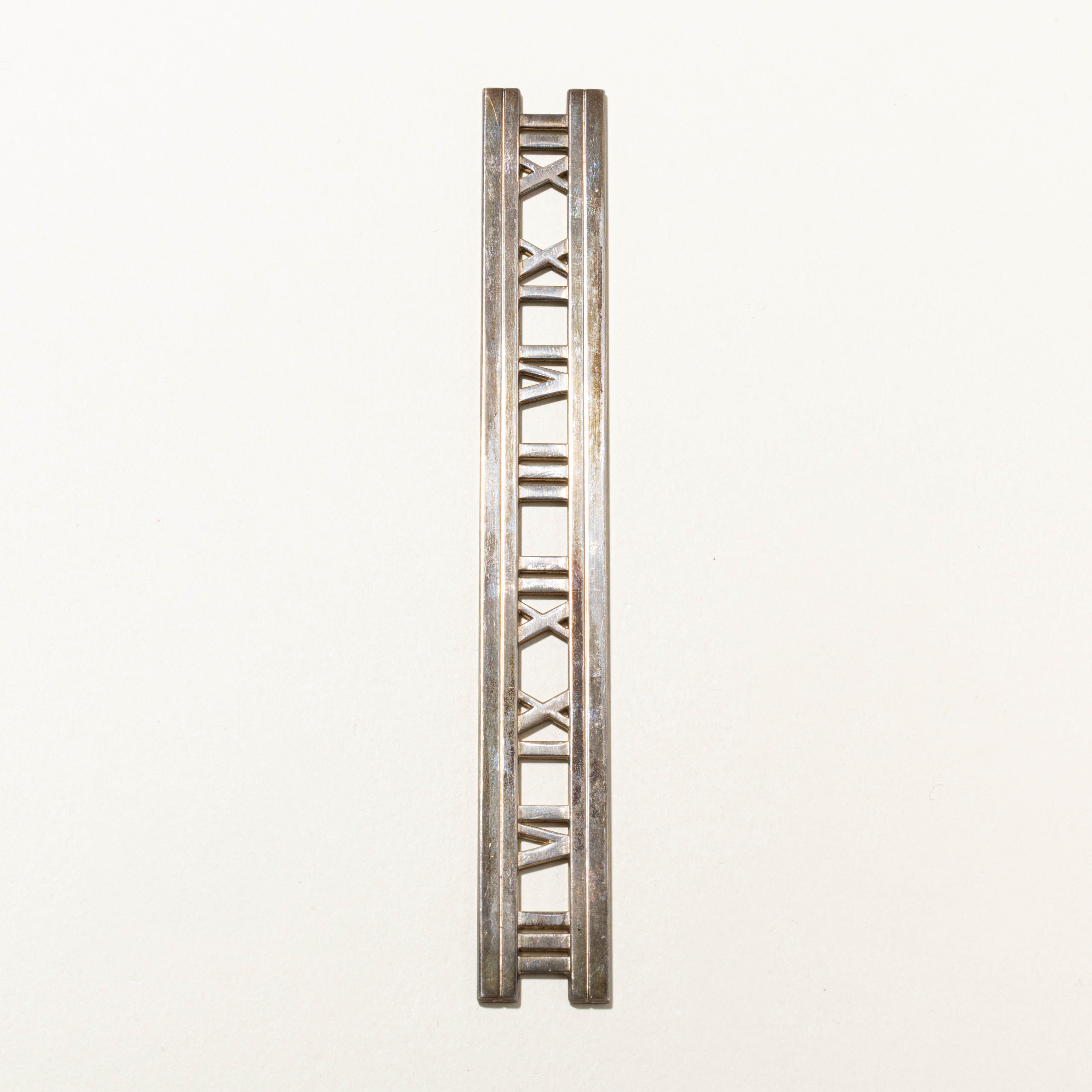 'Tiffany & Co.' 2004 Atlas Sterling Silver Bookmark
