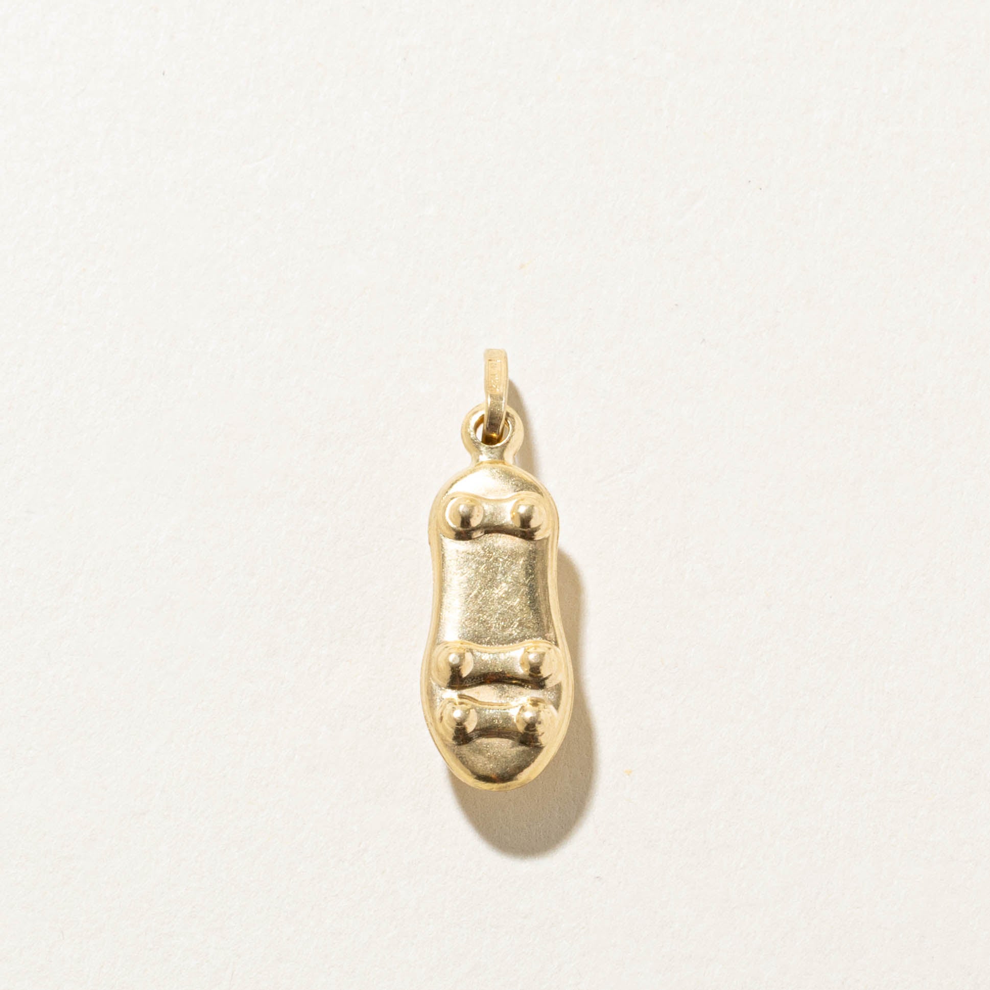 18k Italian Soccer Shoe Charm