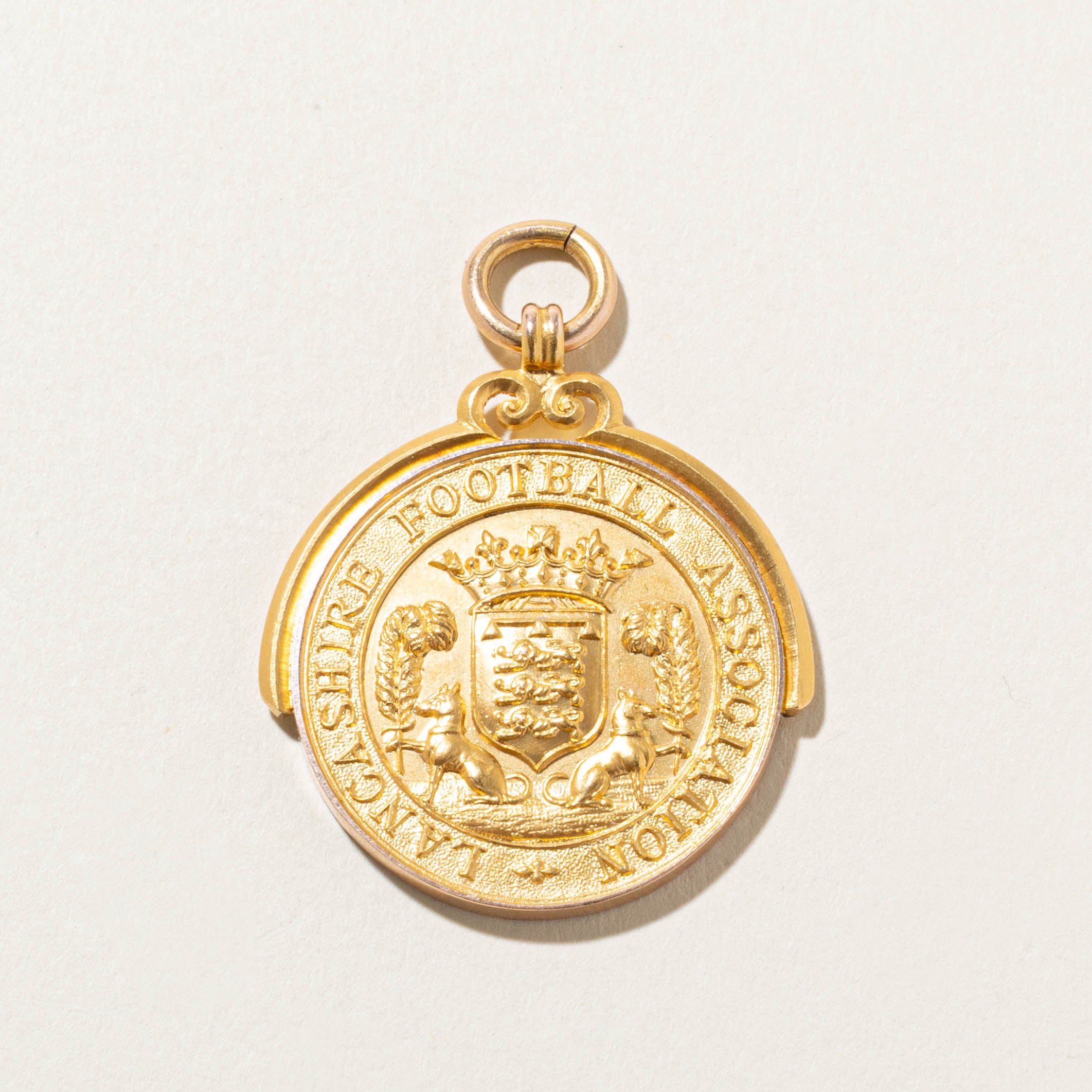 1907 Birmingham Comemmorative Pendant for Lancashire Football Association