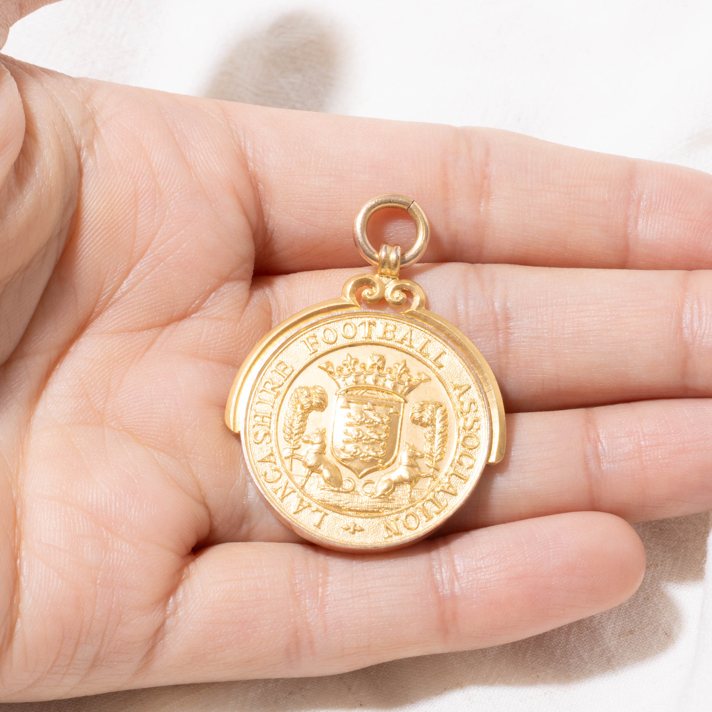 1907 Birmingham Comemmorative Pendant for Lancashire Football Association