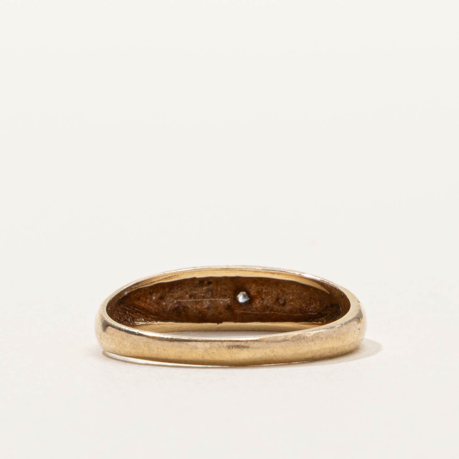 10k Star Set Diamond Dome Ring | SZ 5