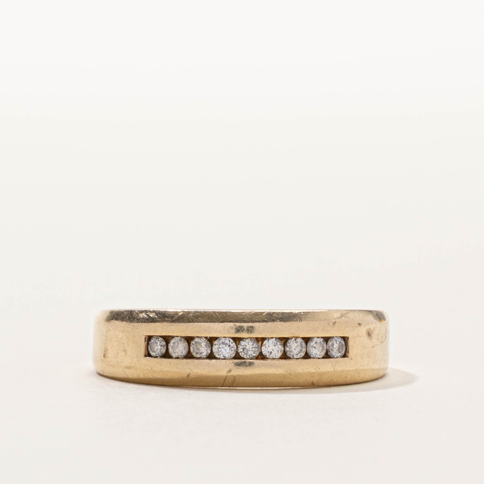 10k Channel Set Diamond Band | SZ 9