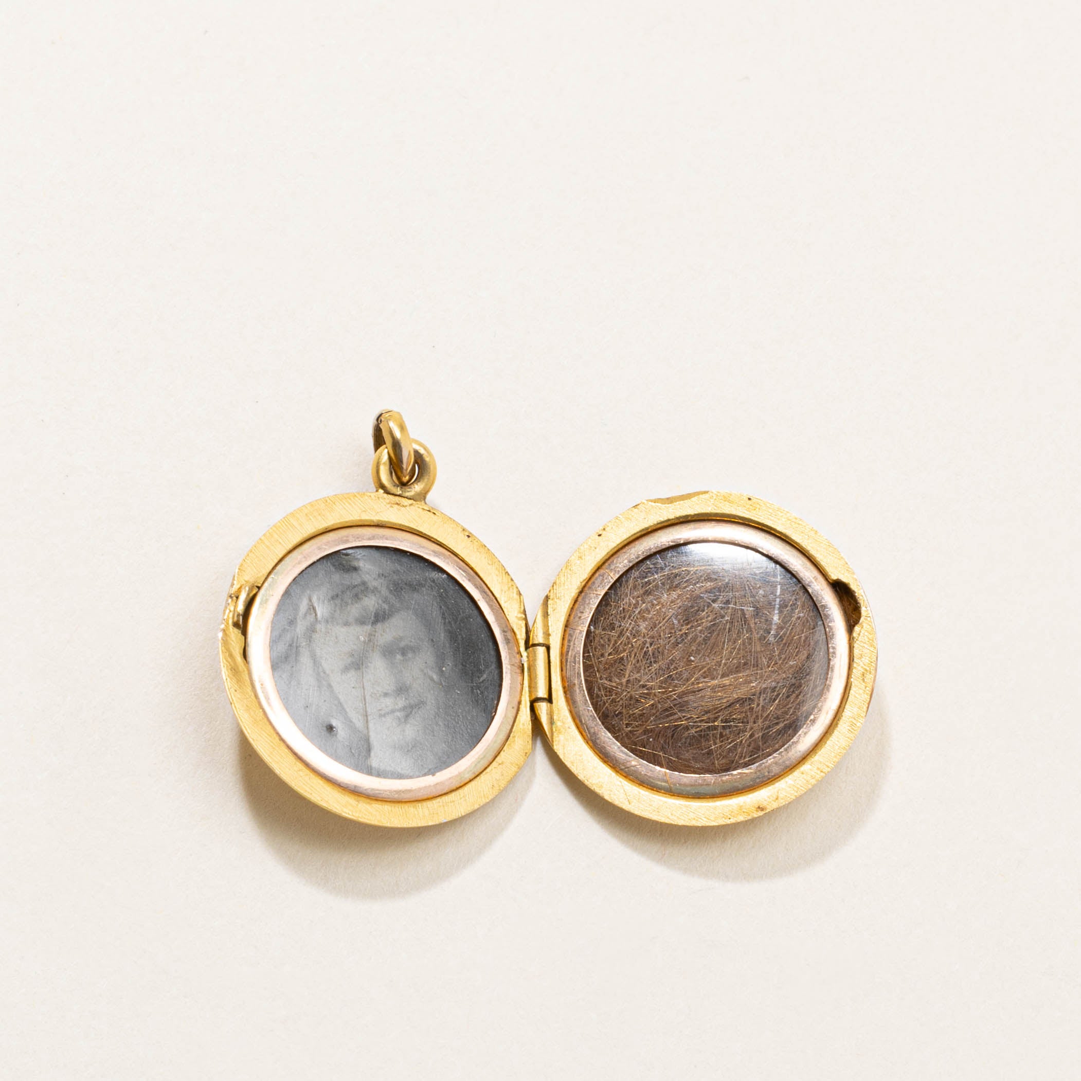 14k Yellow Gold “HJ” Initialized Locket