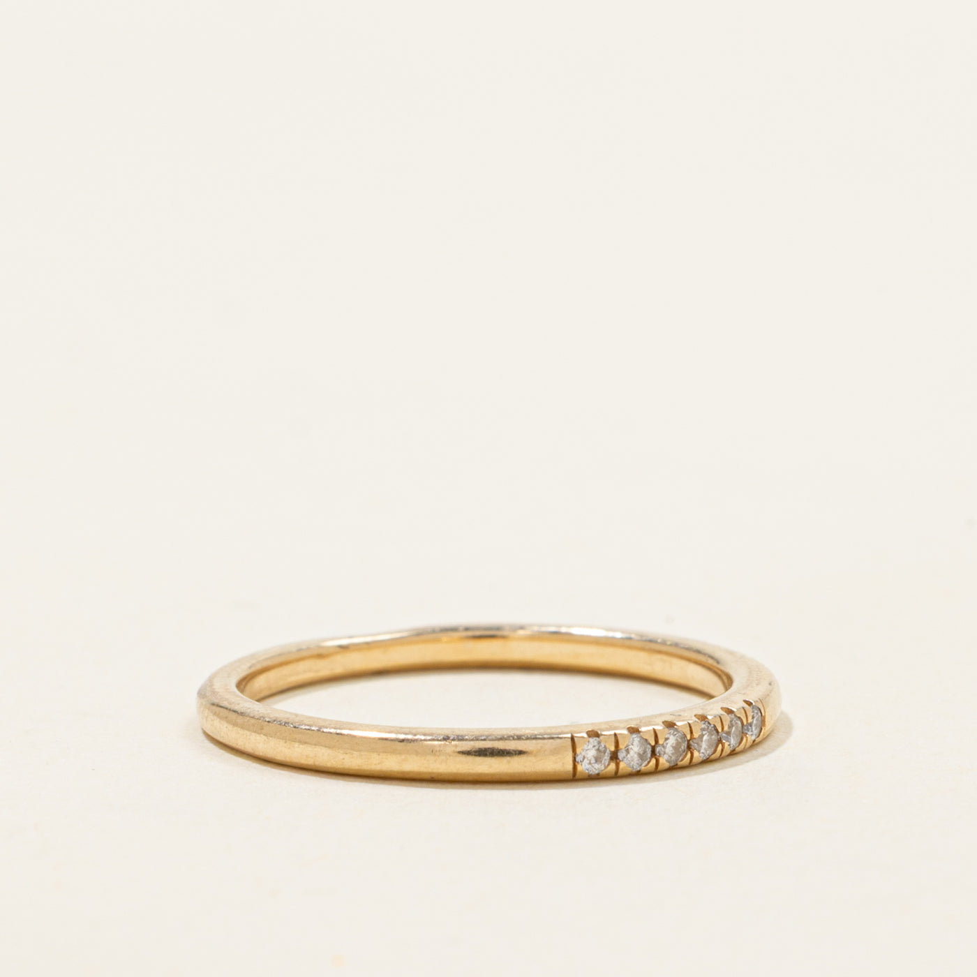 'Mejuri' Diamonds Line Ring | 1.55mm | SZ 5