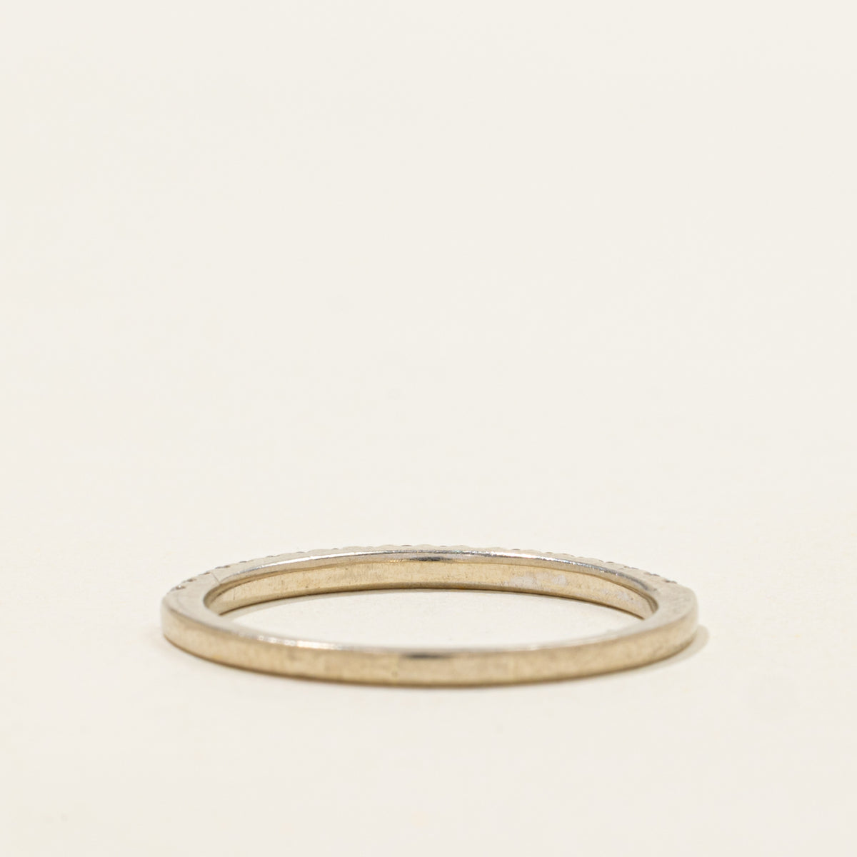 14k Semi Eternity Diamond Band | 1.65mm | SZ 7.5