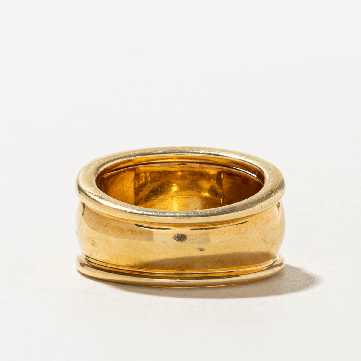 18k Scattered Diamond Matte Leafy Band | 0.30ctw | 11.20mm | SZ 6.5