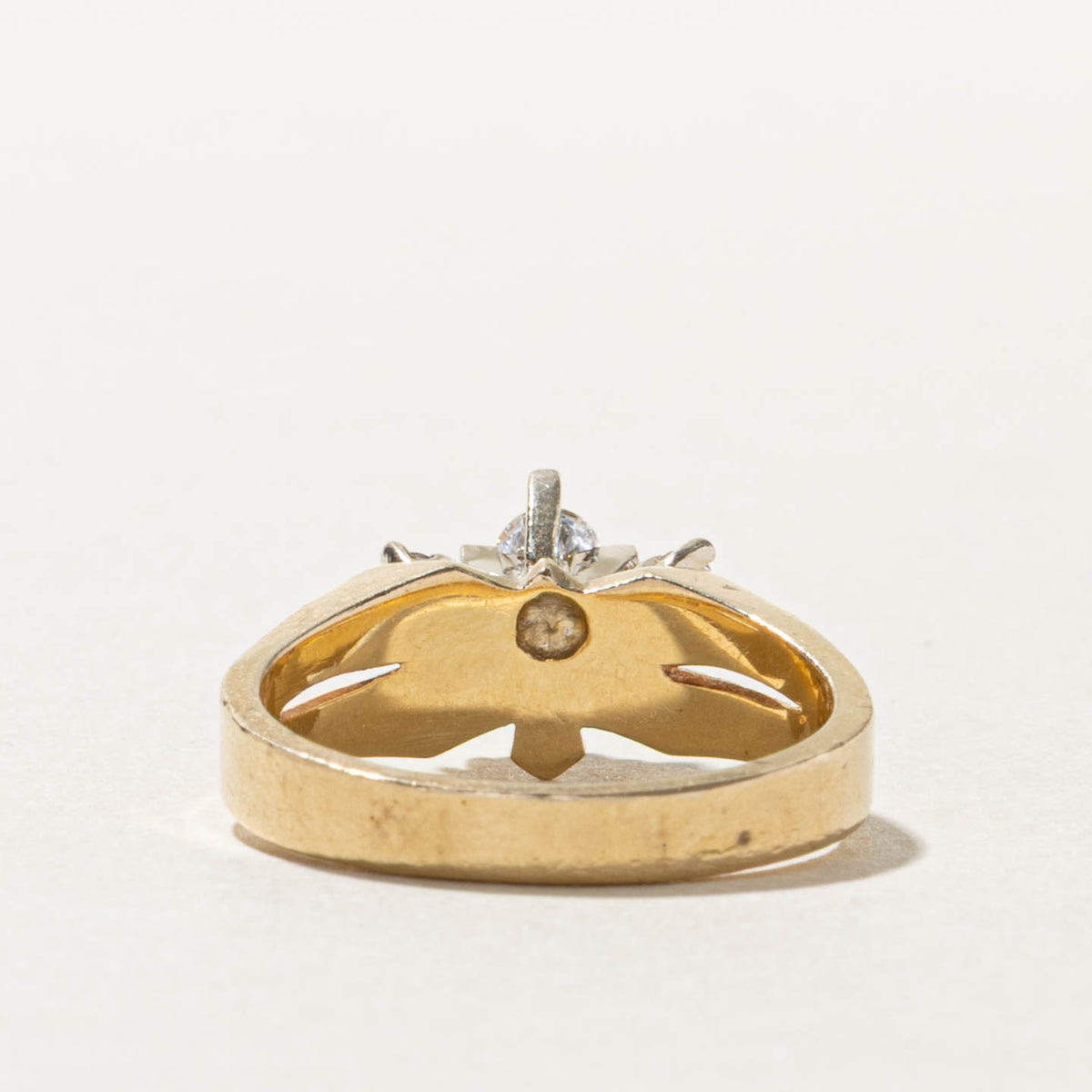 14k Scattered Diamond Cluster Openwork Ring | 0.25ctw | SZ 7.75