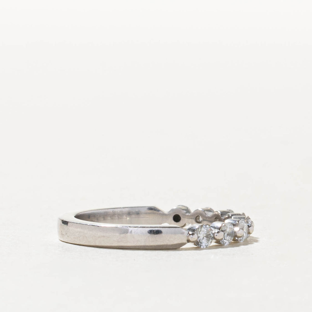 950 Platinum Semi Eternity Diamond Band | 0.32ctw | 2.25mm | SZ 4.25