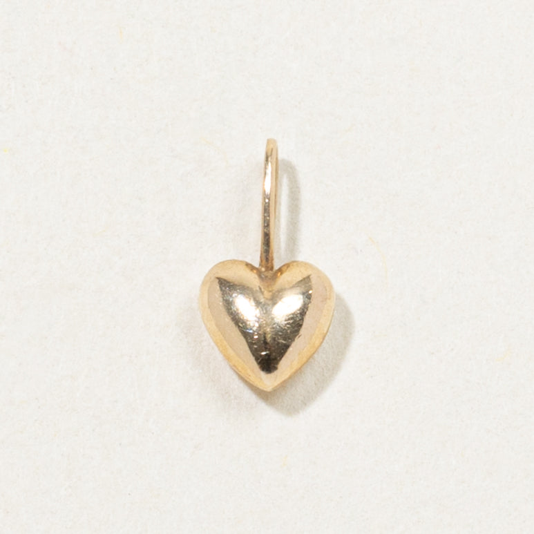 14k Yellow Gold Heart Pendant