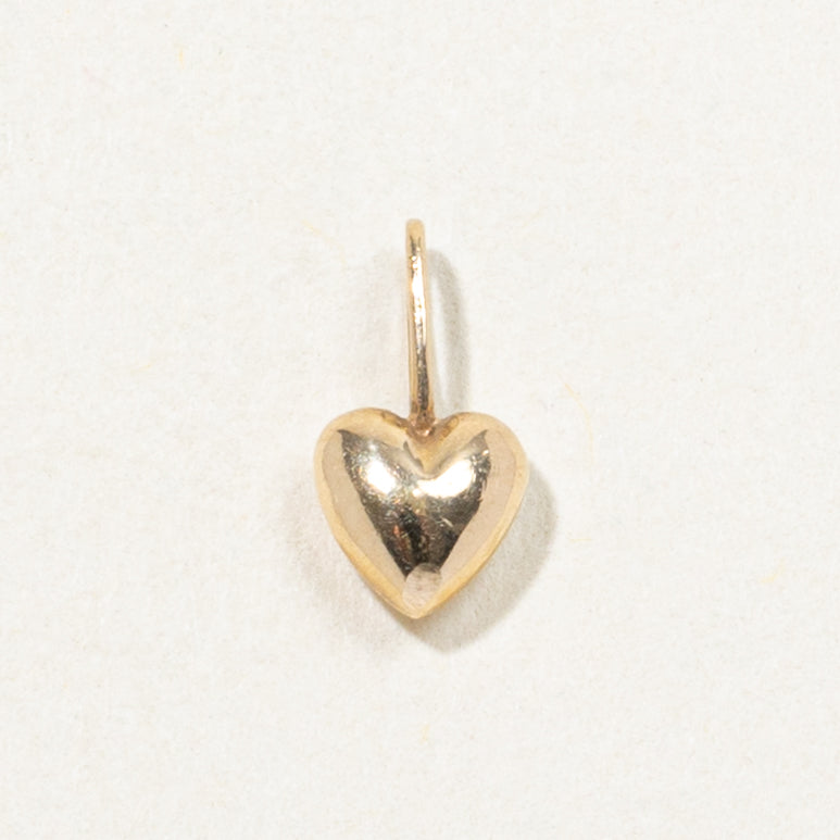 14k Yellow Gold Heart Pendant