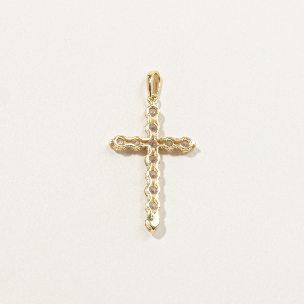 18k Diamond Cross Pendant | 1.00ctw