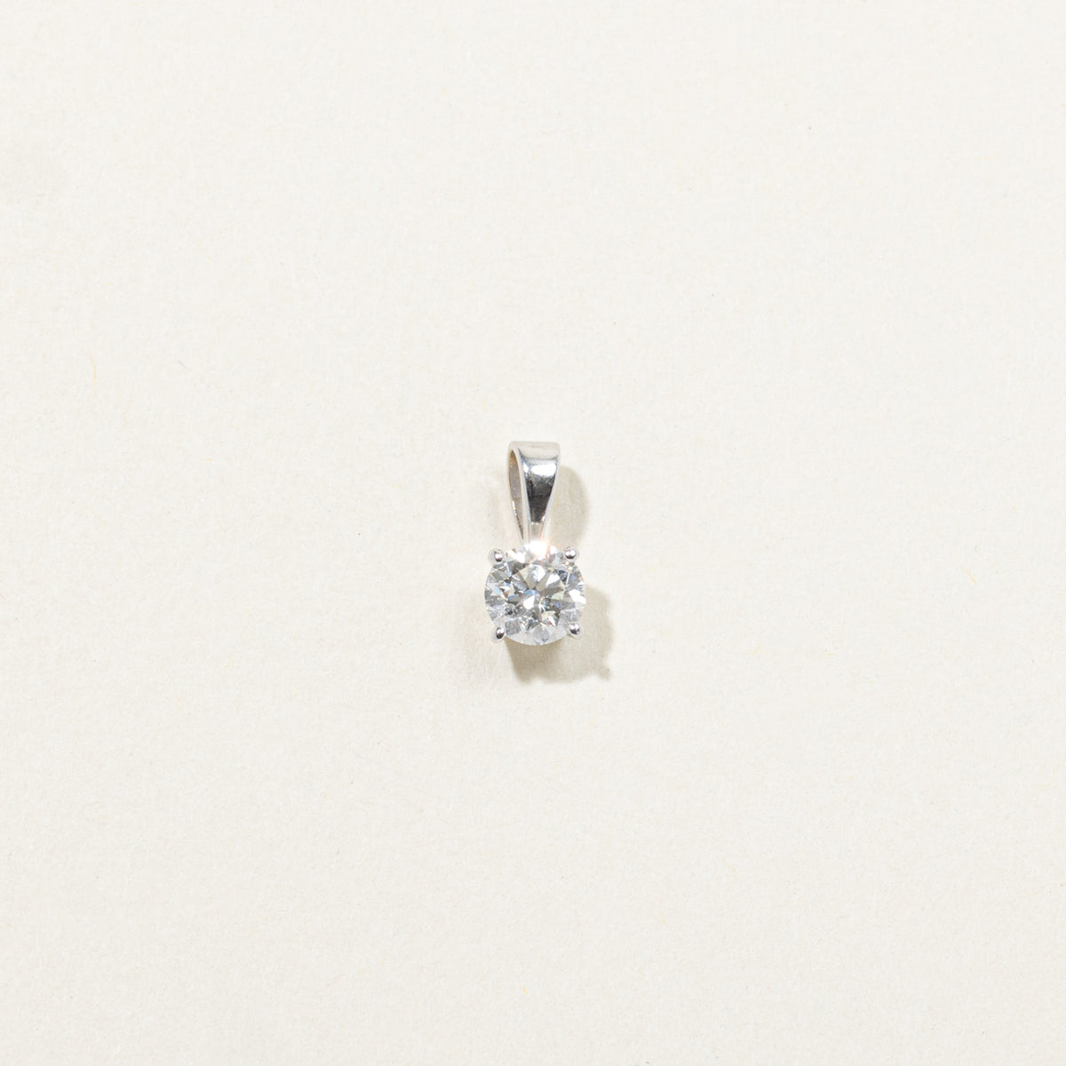 GIA Solitaire Diamond Pendant | 0.50ct