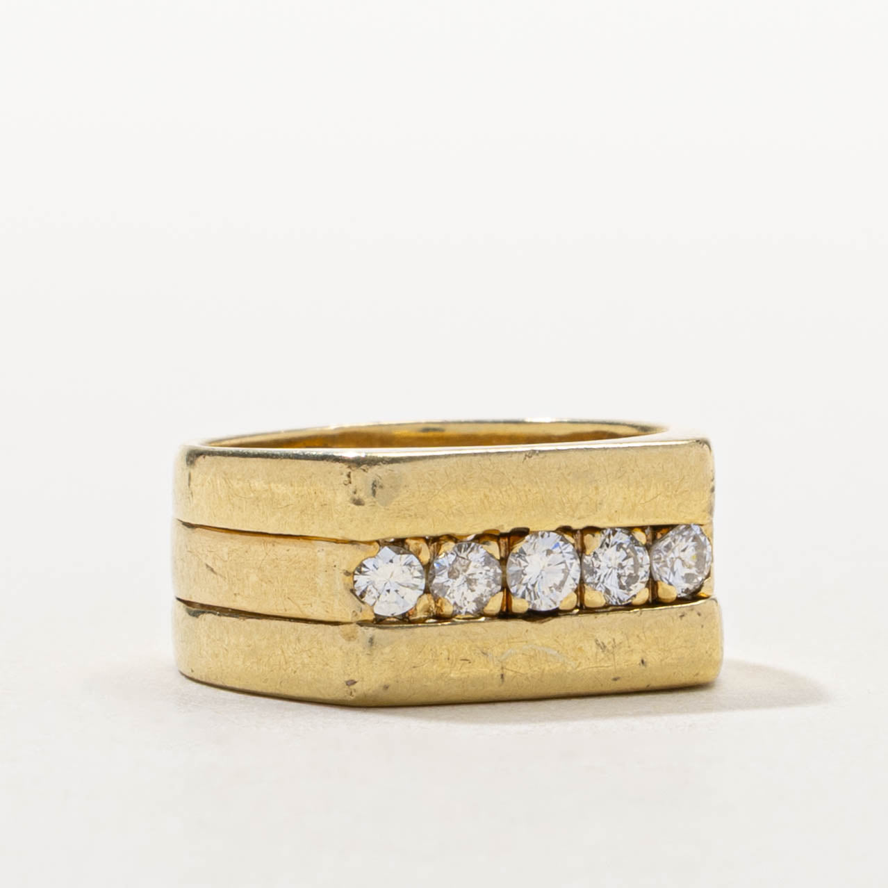 18k Five Stone Diamond Layered Ring | 0.50ctw | SZ 4.75
