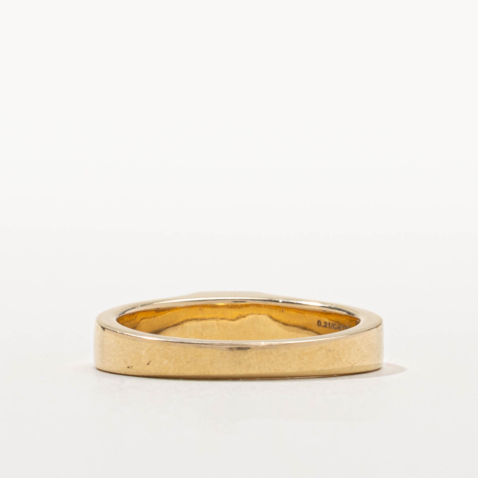 18k Princess Cut Diamond Grid Ring | 0.21ctw | SZ 10