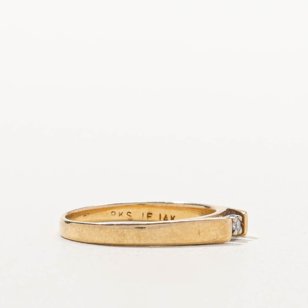 14k Diamond Petite Ring | SZ 3.75