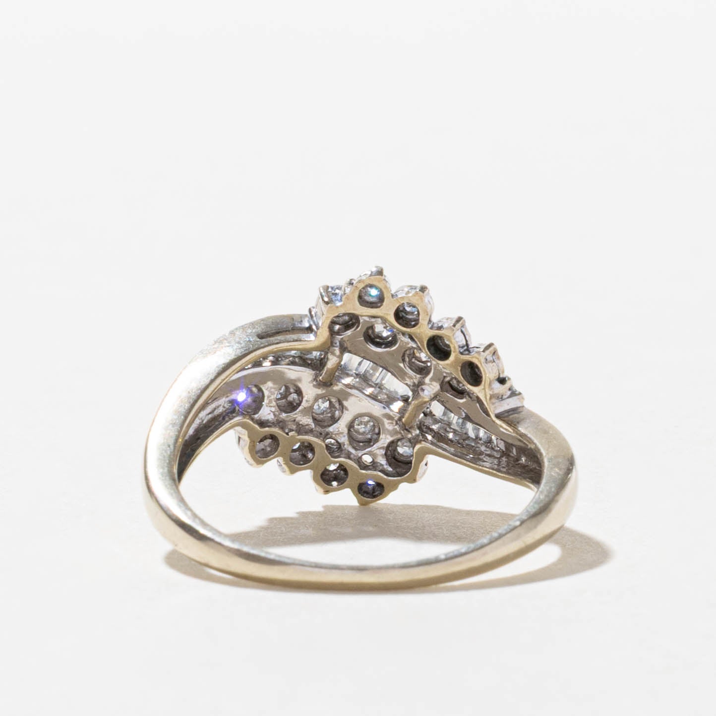 10k Diamond Cluster Wave Ring | SZ 6.25