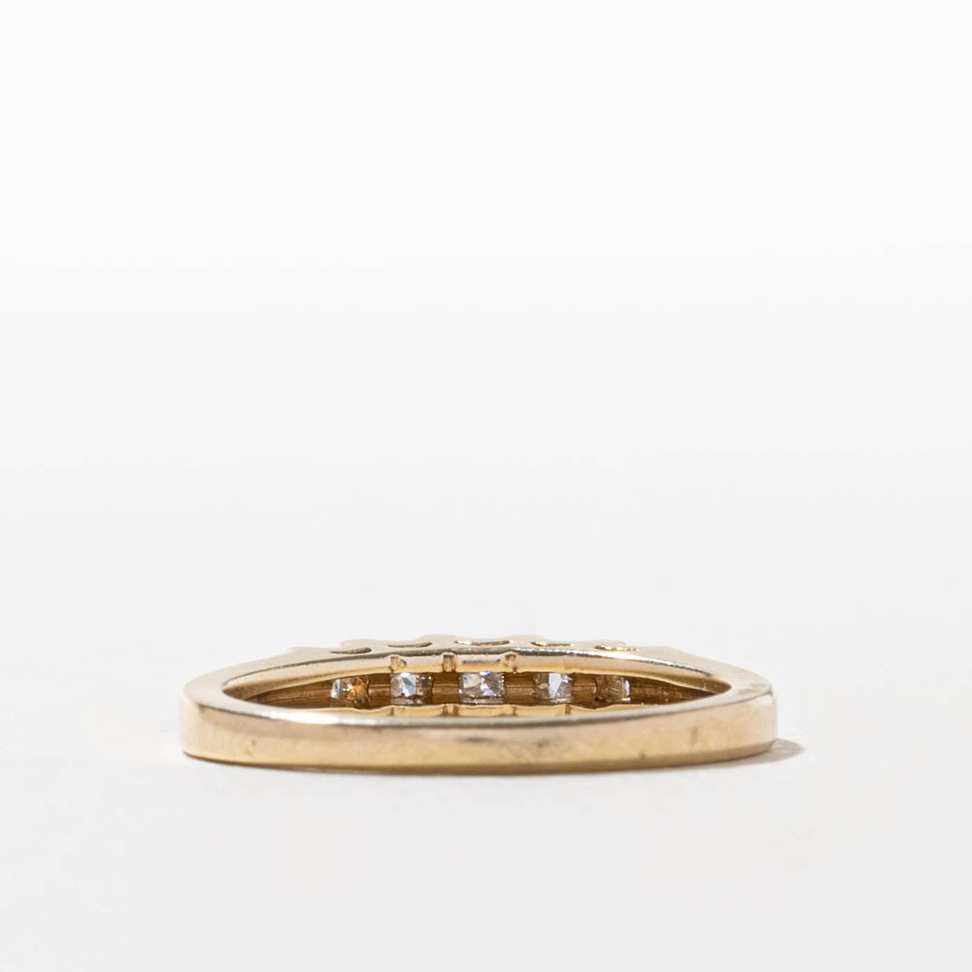 10k Five Stone Diamond Band | SZ 5.5