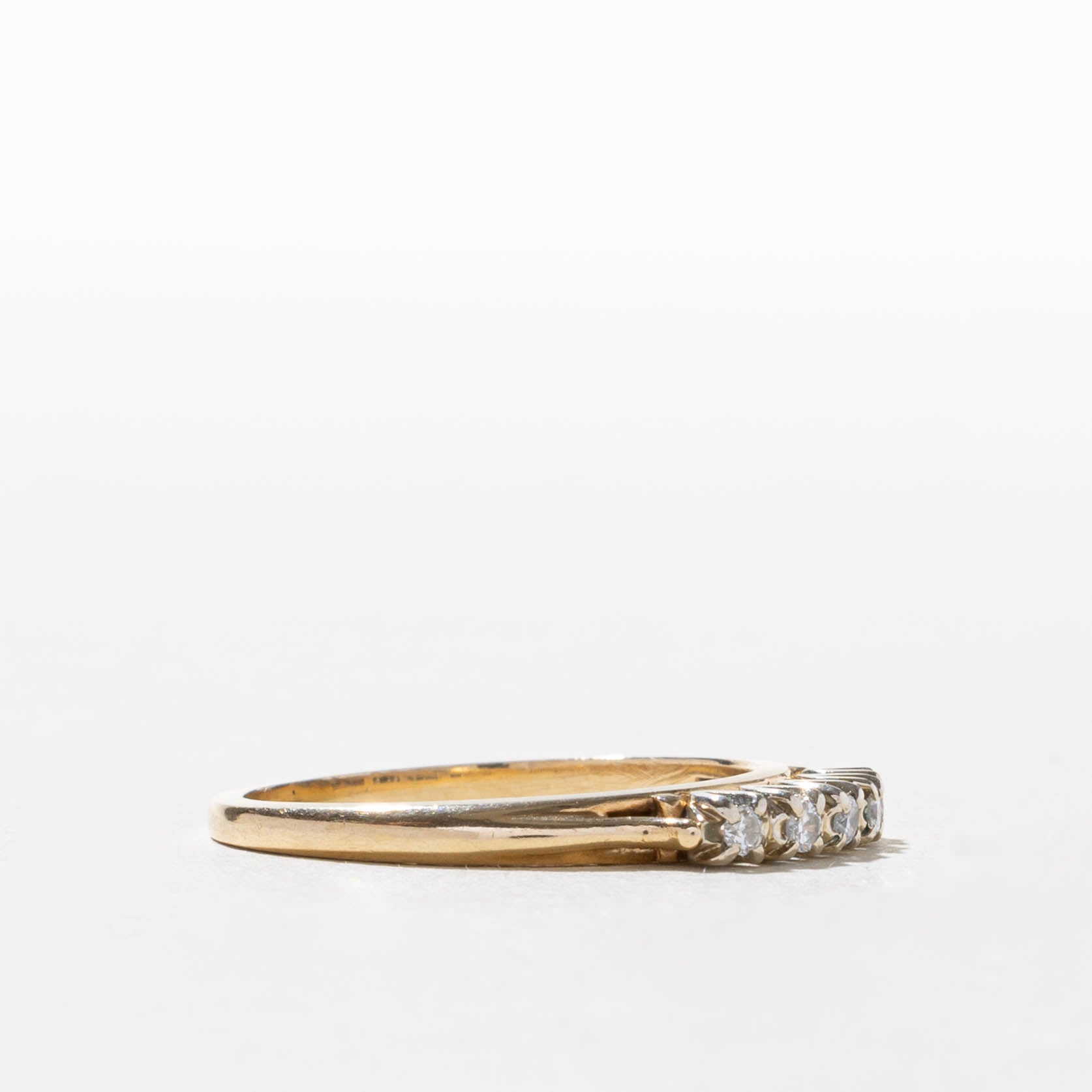 10k Five Stone Diamond Band | SZ 7.5