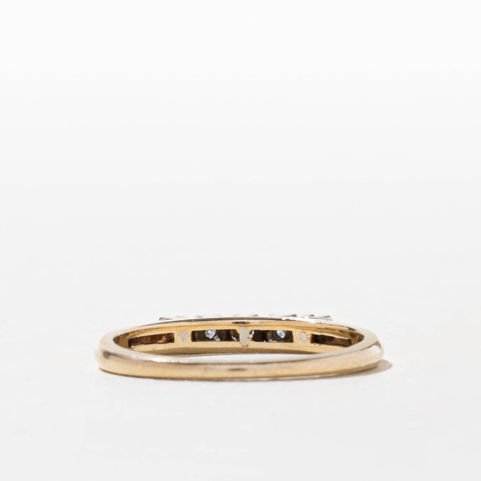 10k Five Stone Diamond Band | SZ 7.5