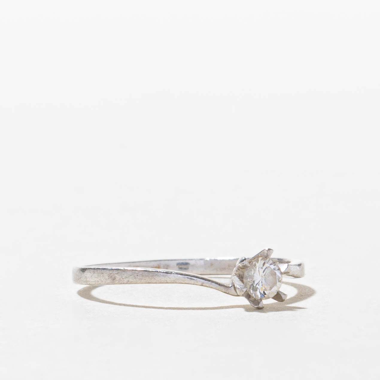 Diamond Petite Bypass Ring | SZ 5.75