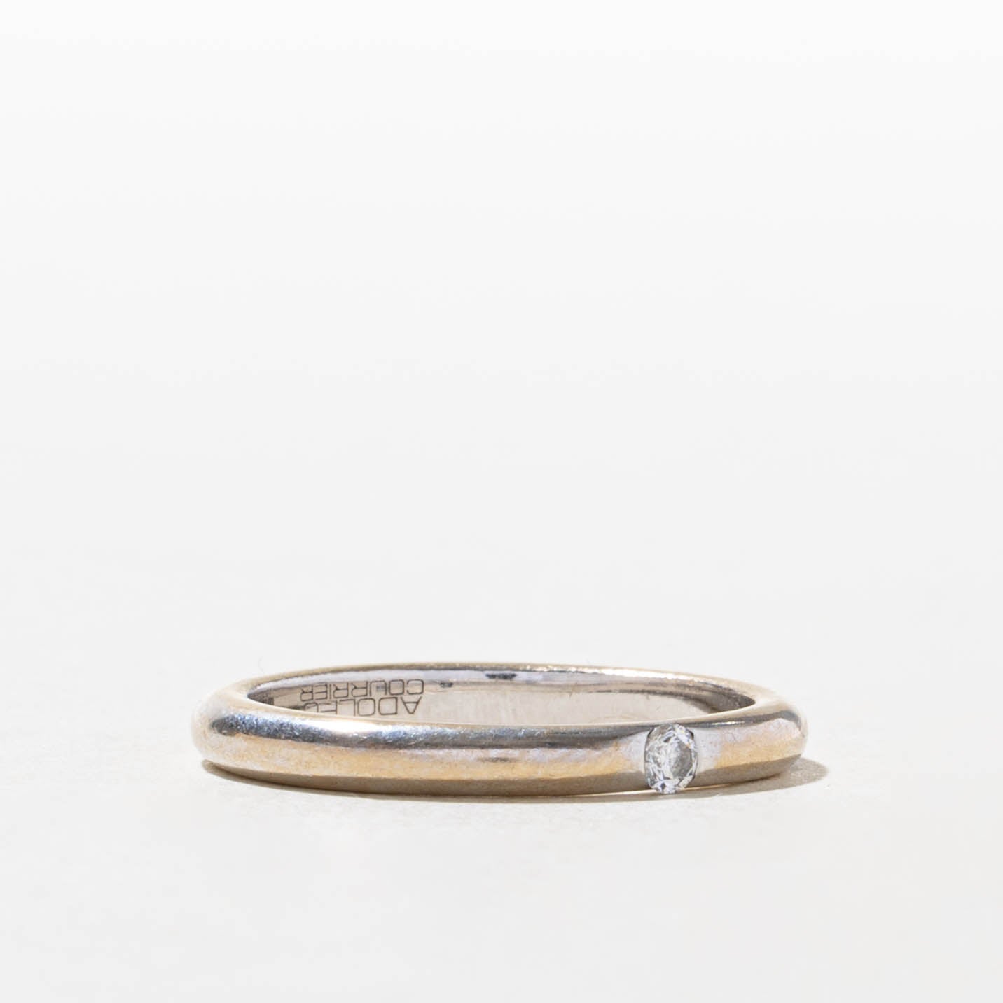 18k Round Brilliant Diamond Stacking Band | 2.50mm | SZ 7