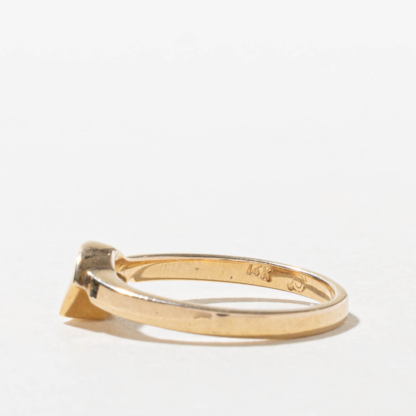 14k Baguette Diamond Geometric Ring | SZ 4.25
