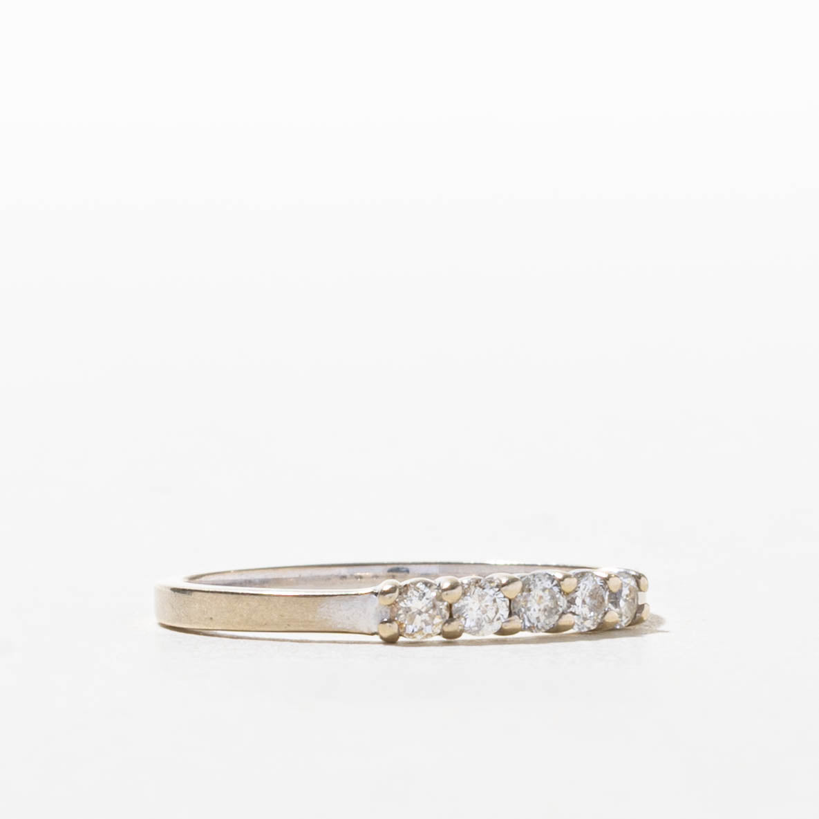 14k Five Stone Diamond Band | SZ 6.75