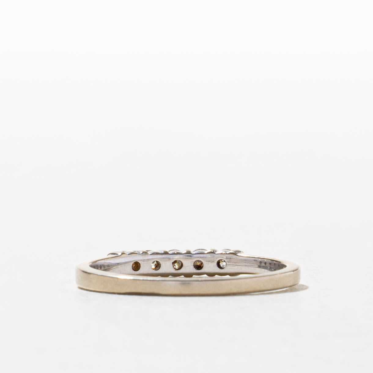 14k Five Stone Diamond Band | SZ 6.75