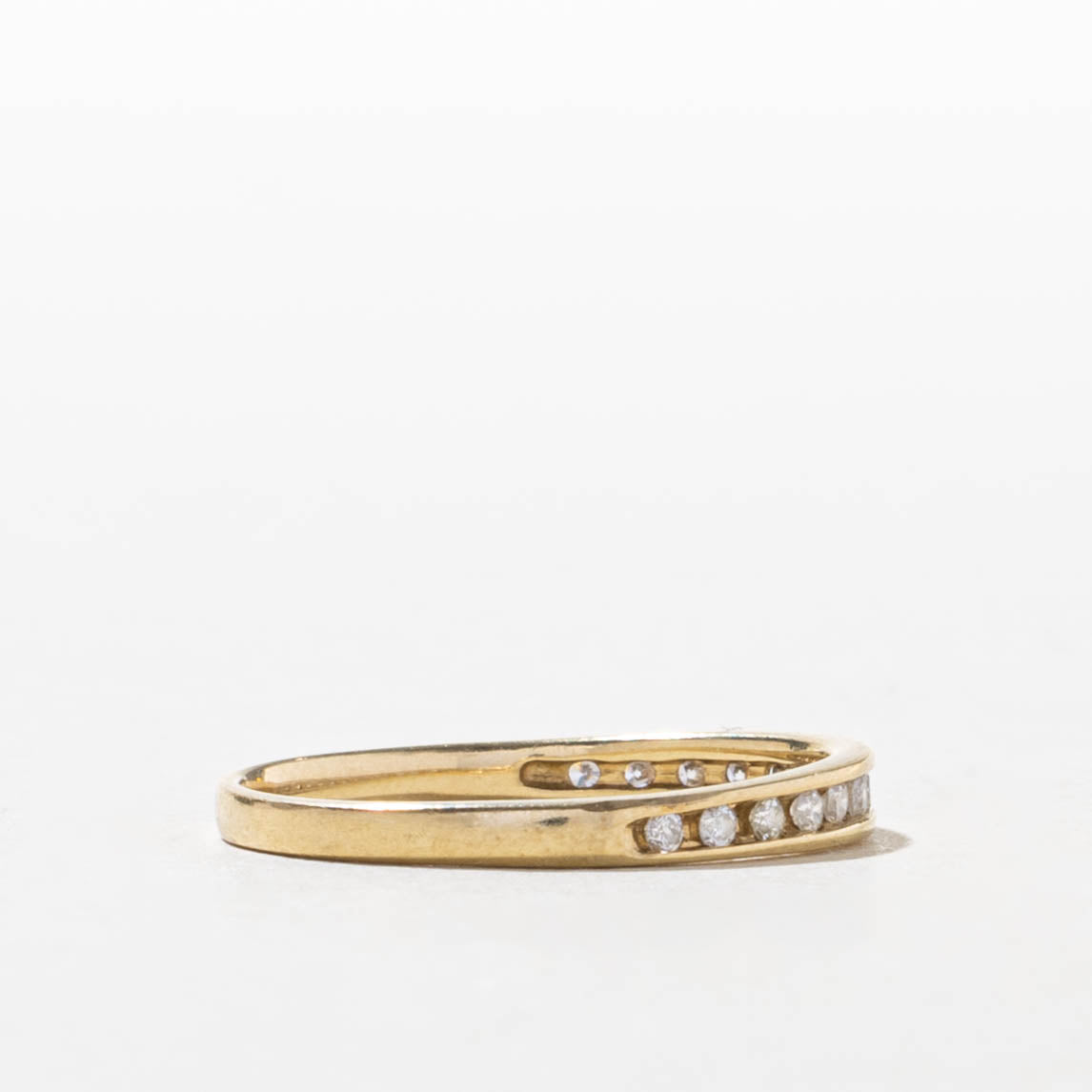 10k Channel Set Semi Eternity Diamond Band | SZ 6