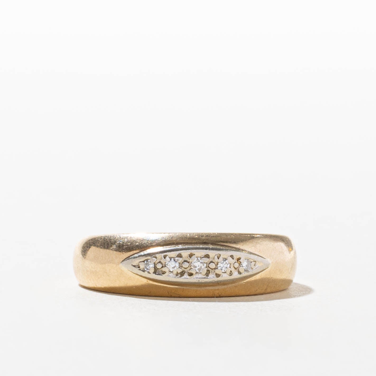 10k Diamond Marquise Design Band | SZ 9.25