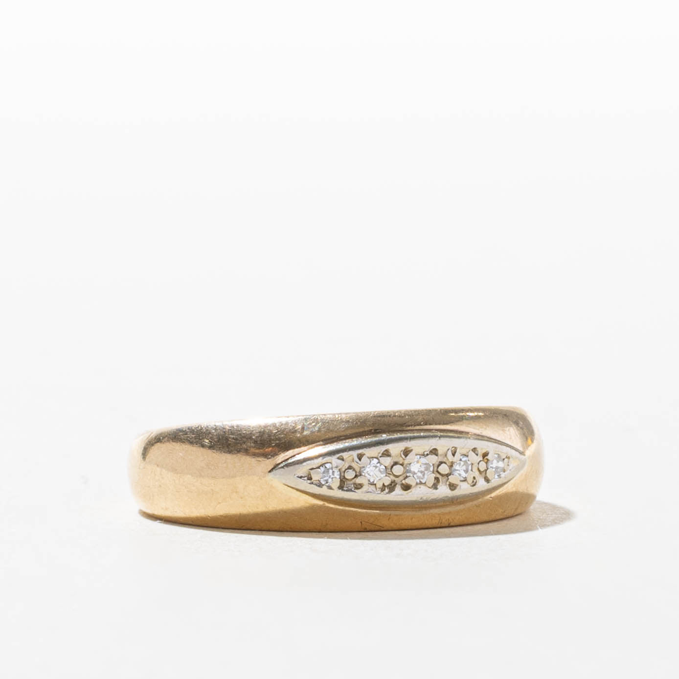 10k Diamond Marquise Design Band | SZ 9.25