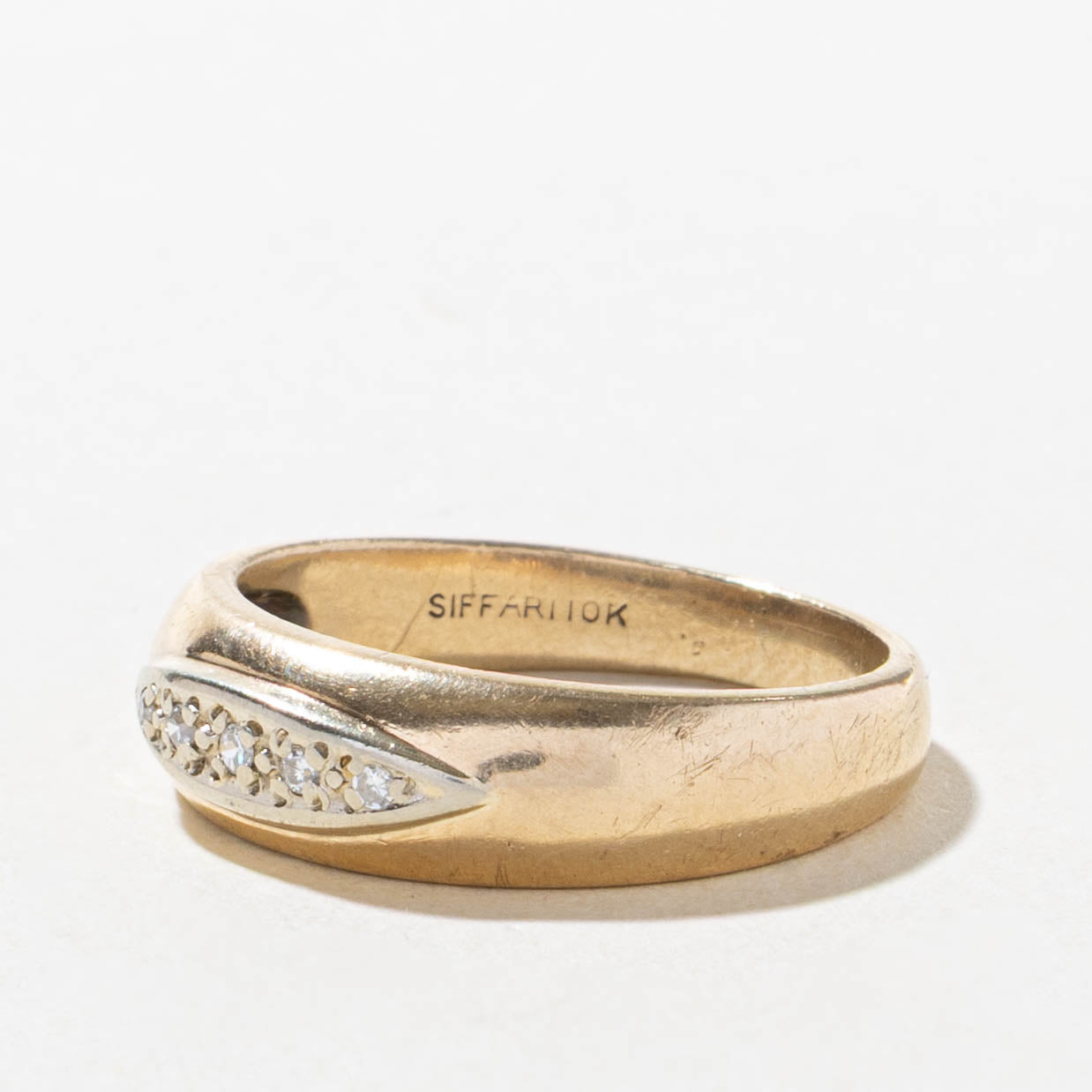 10k Diamond Marquise Design Band | SZ 9.25