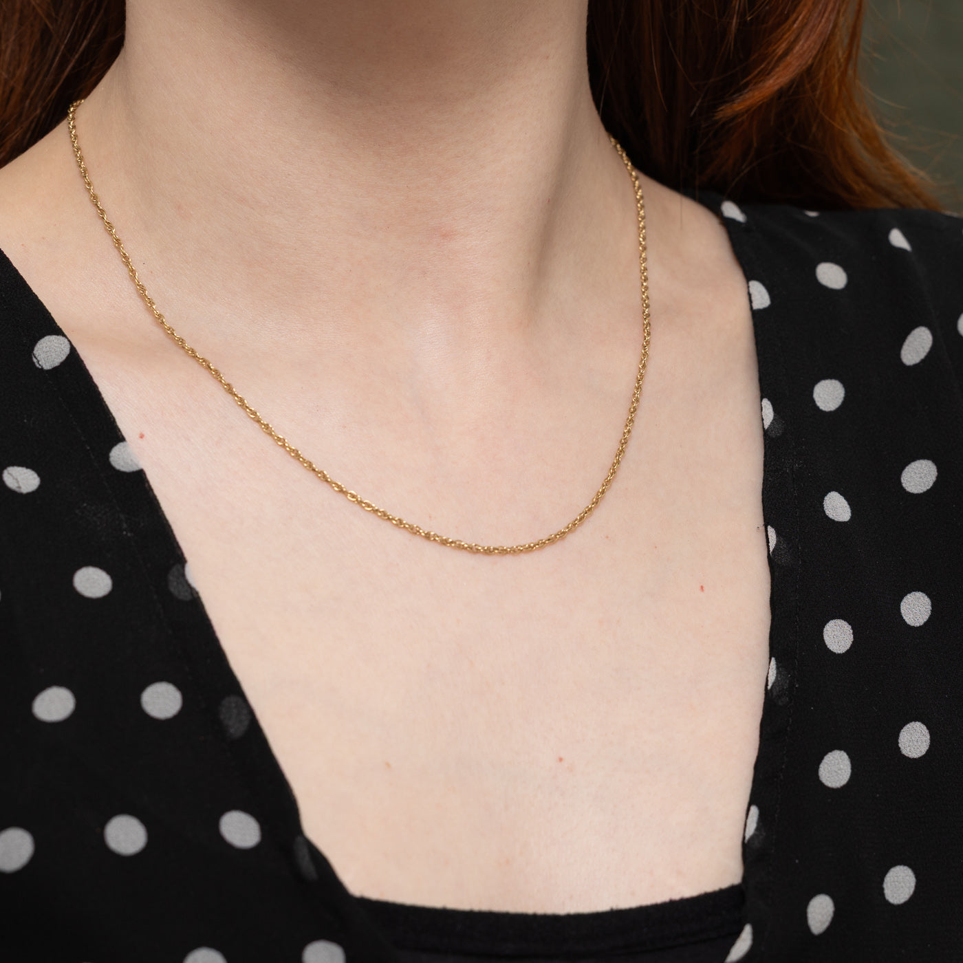 14k Yellow Gold Prince of Wales Chain | 1.75mm | 18"