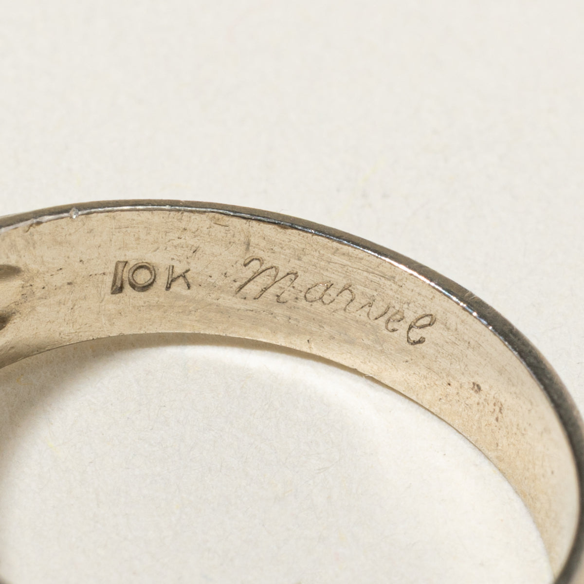 10k Star Set Three Stone Diamond Band | 6.00mm | SZ 6